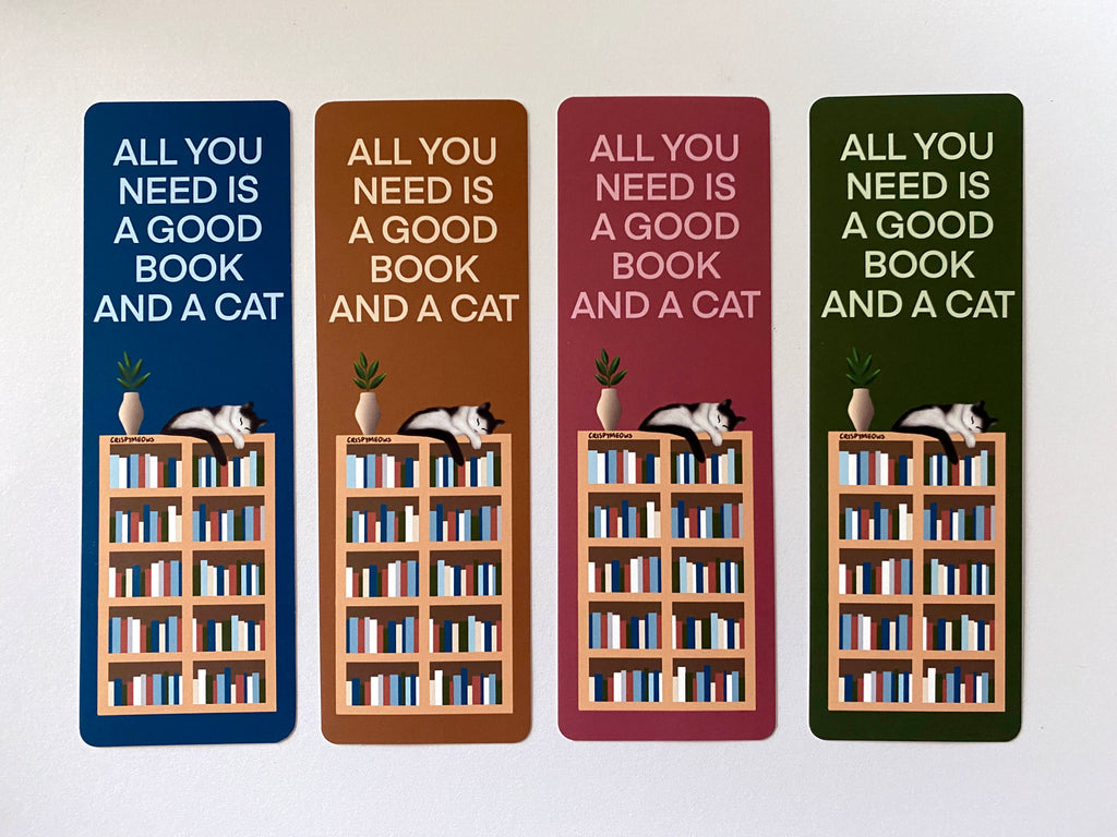 All You Need Is A Good Book & A Cat