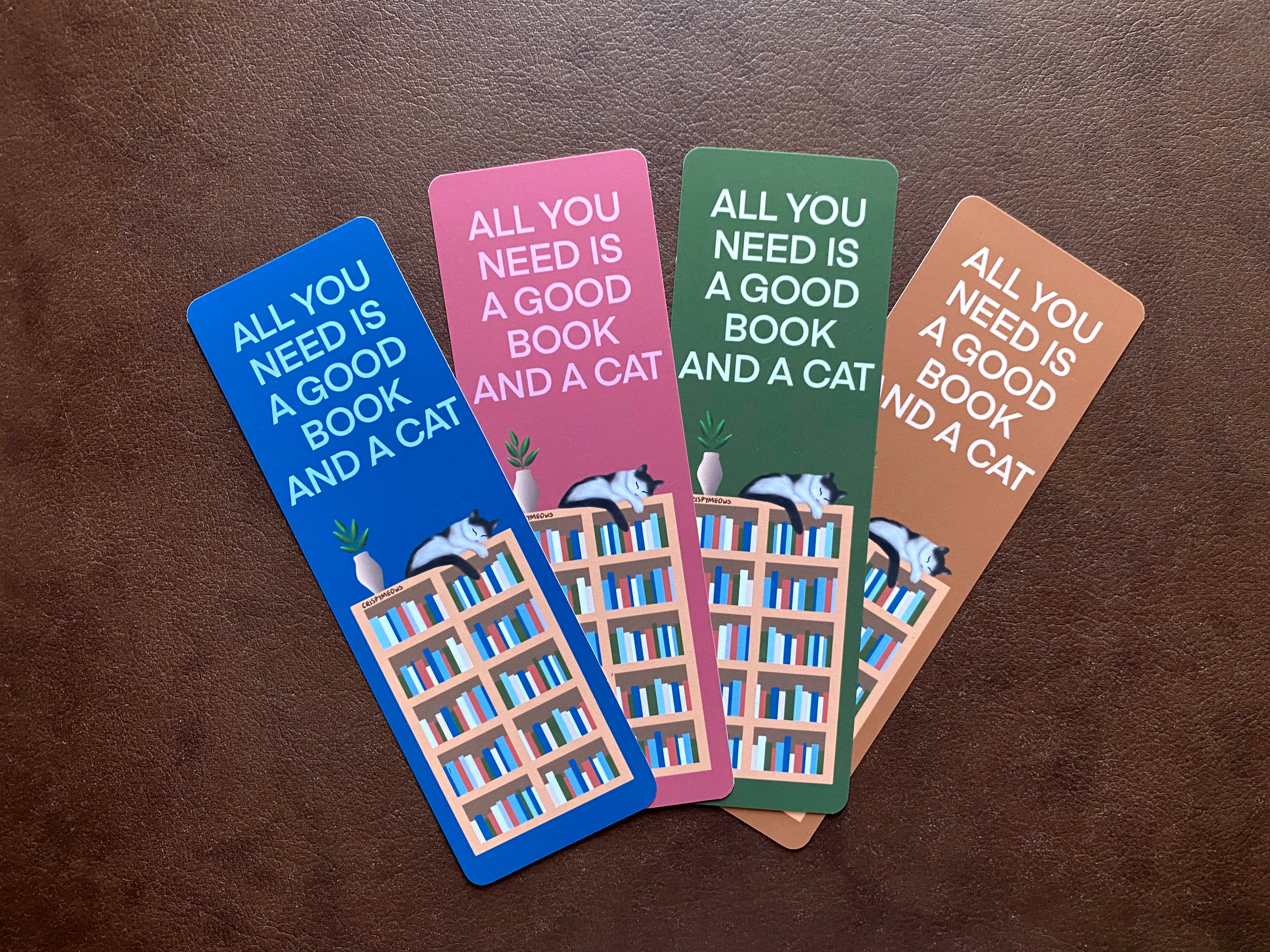 All You Need Is A Good Book & A Cat