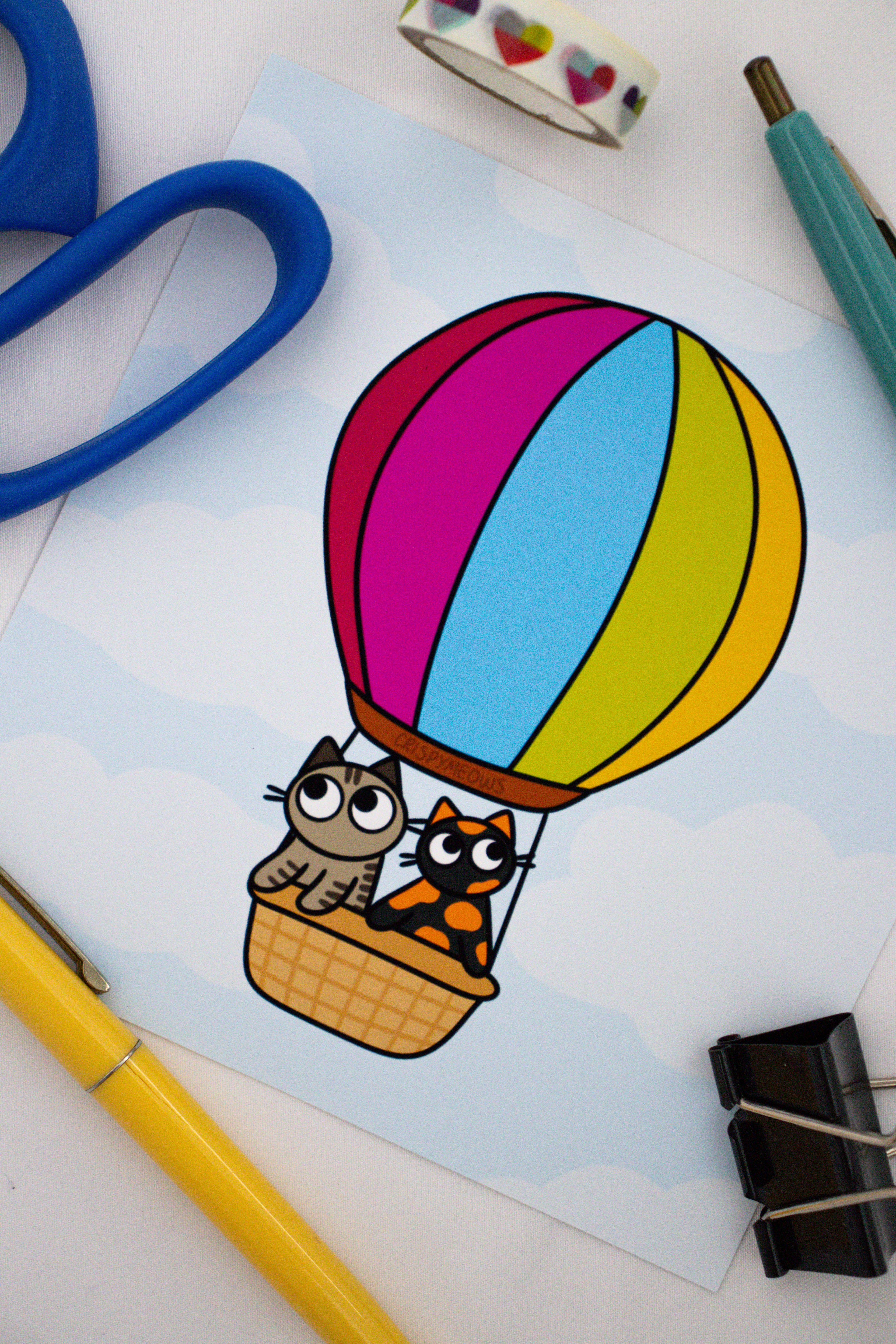 A Ride to the Sky Print