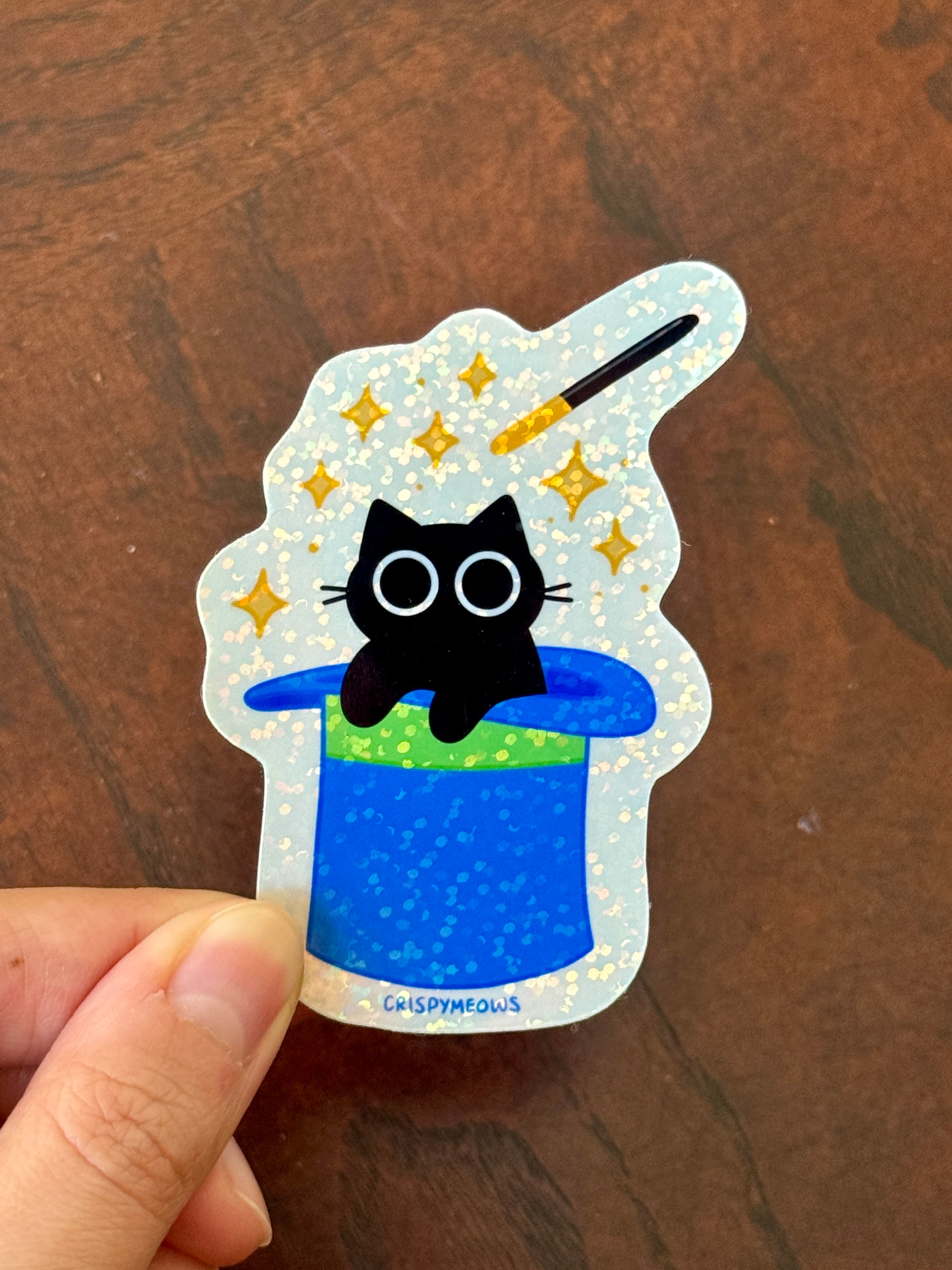 Meowgician Cat Sticker