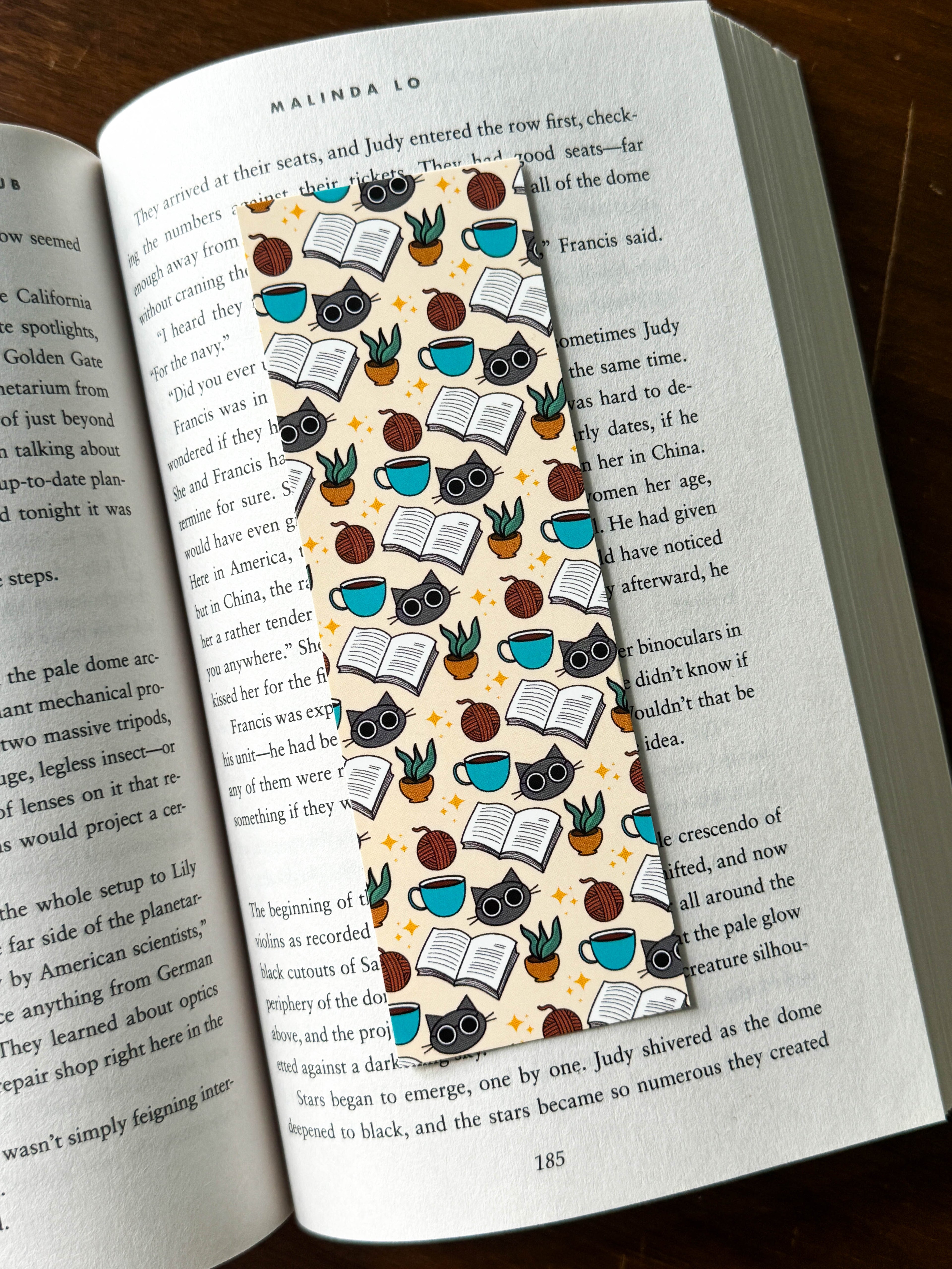 Cat Pattern Bookmark