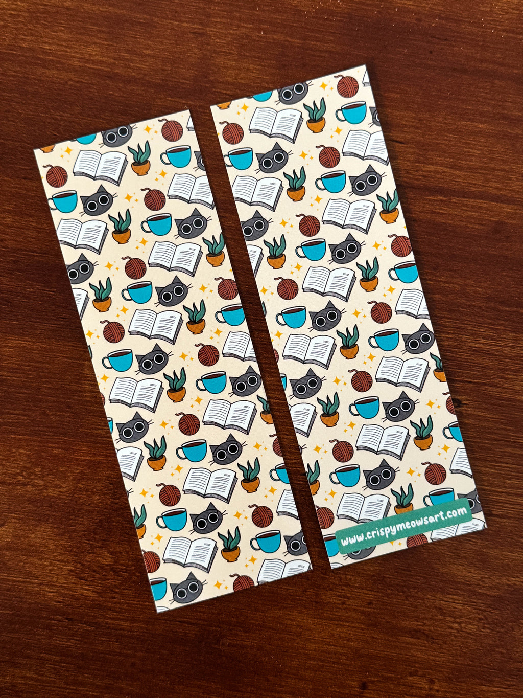 Cat Pattern Bookmark