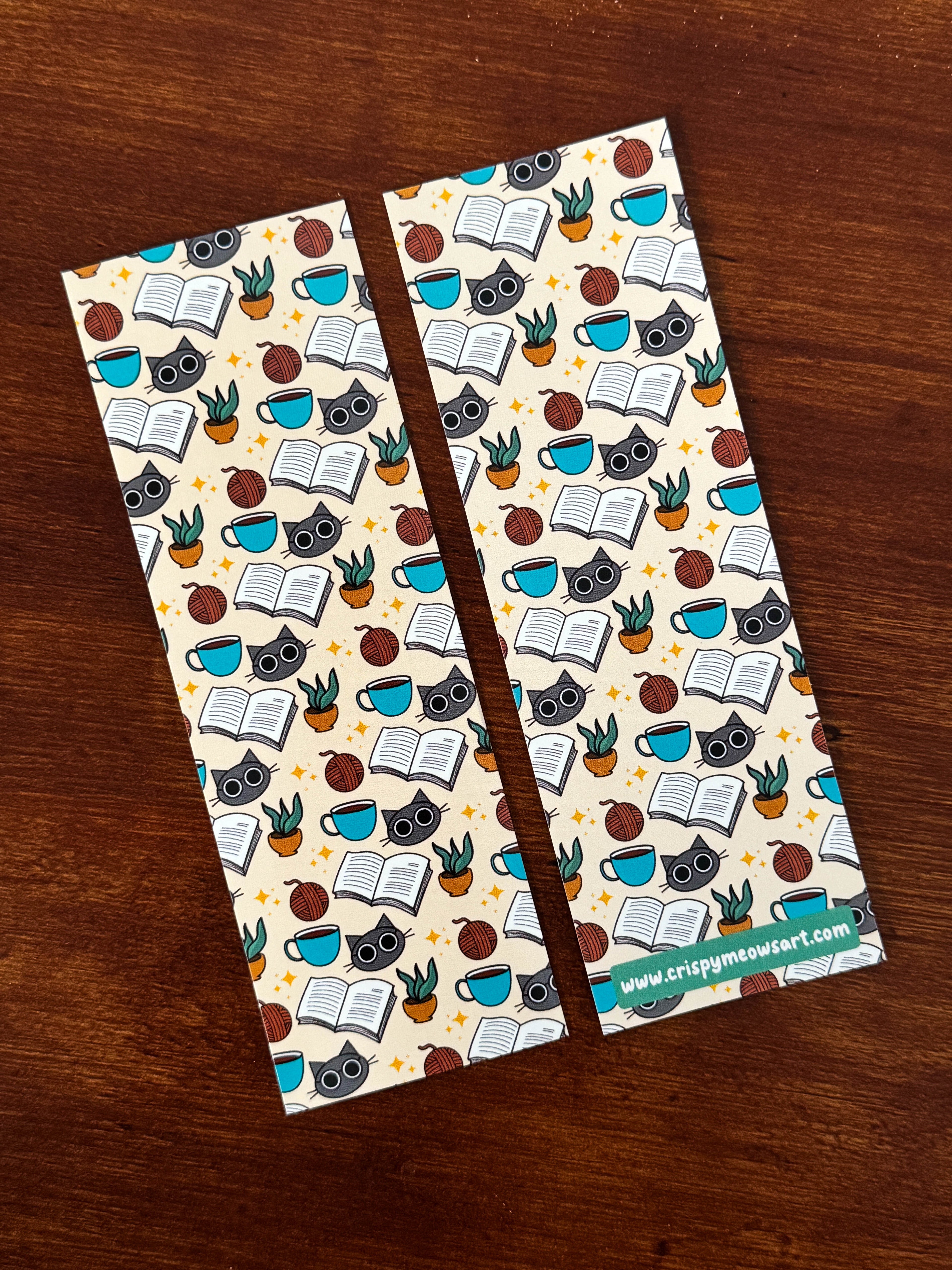 Cat Pattern Bookmark