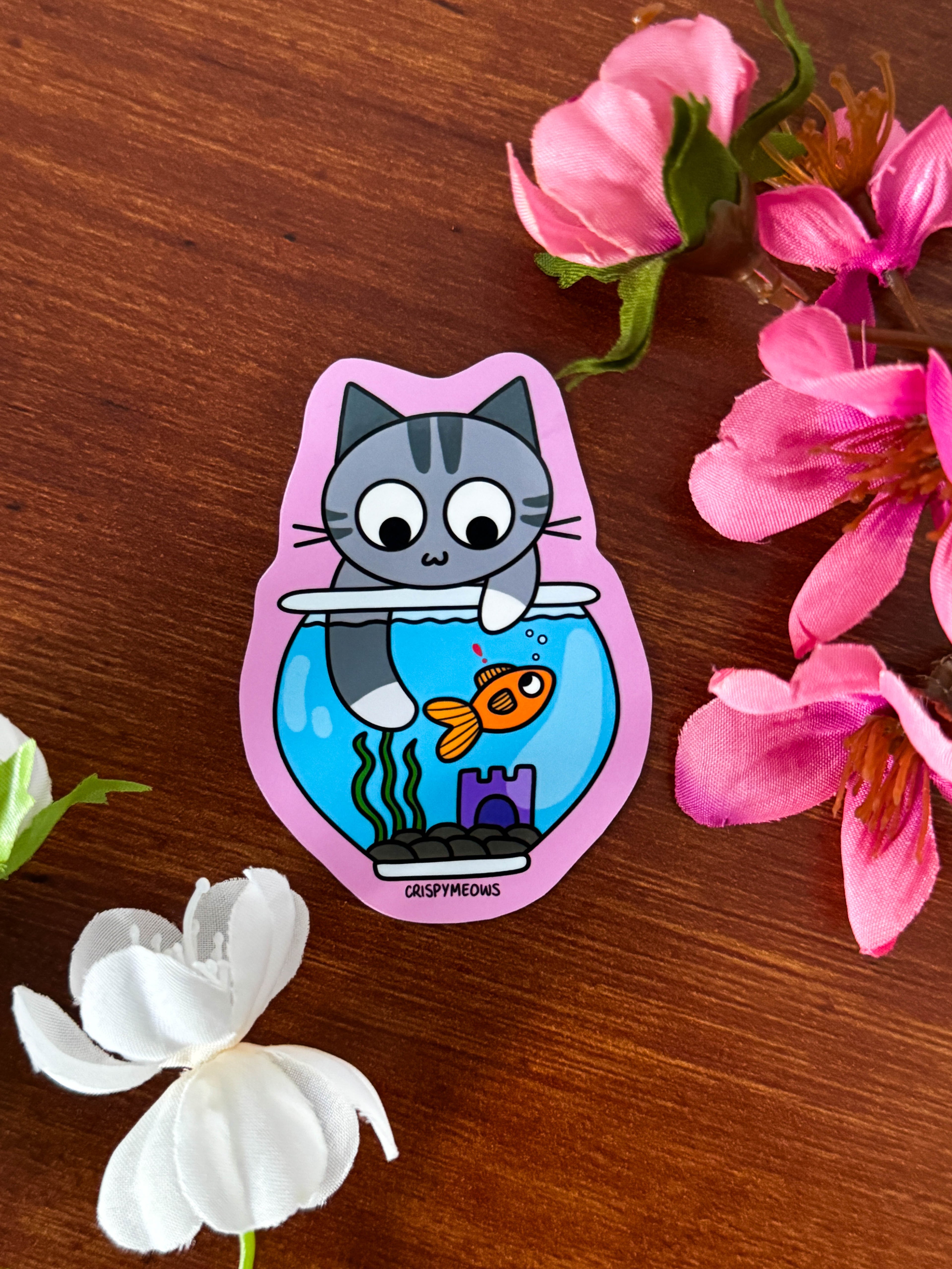 Here Fishy Fishy! Sticker