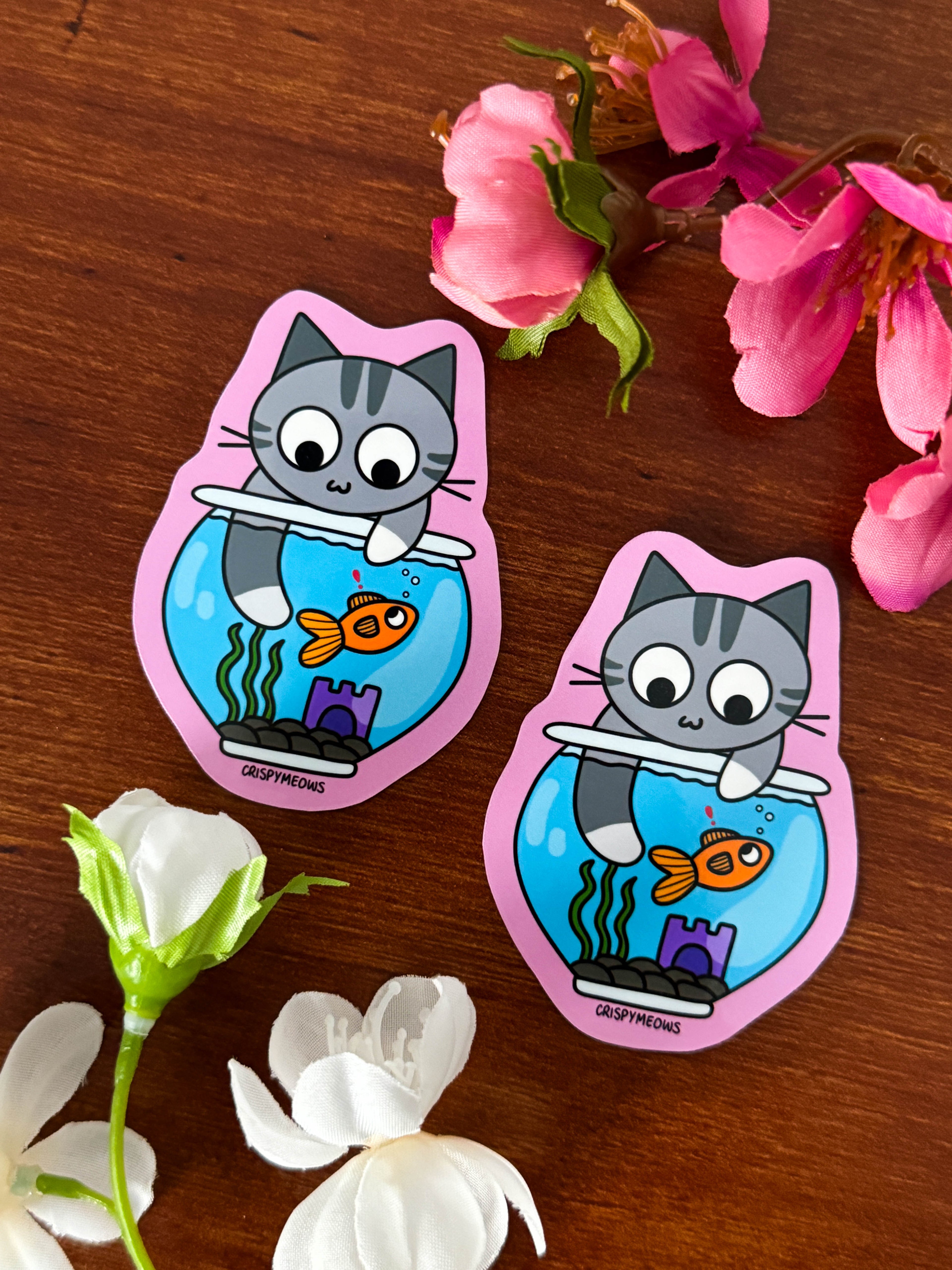 Here Fishy Fishy! Sticker