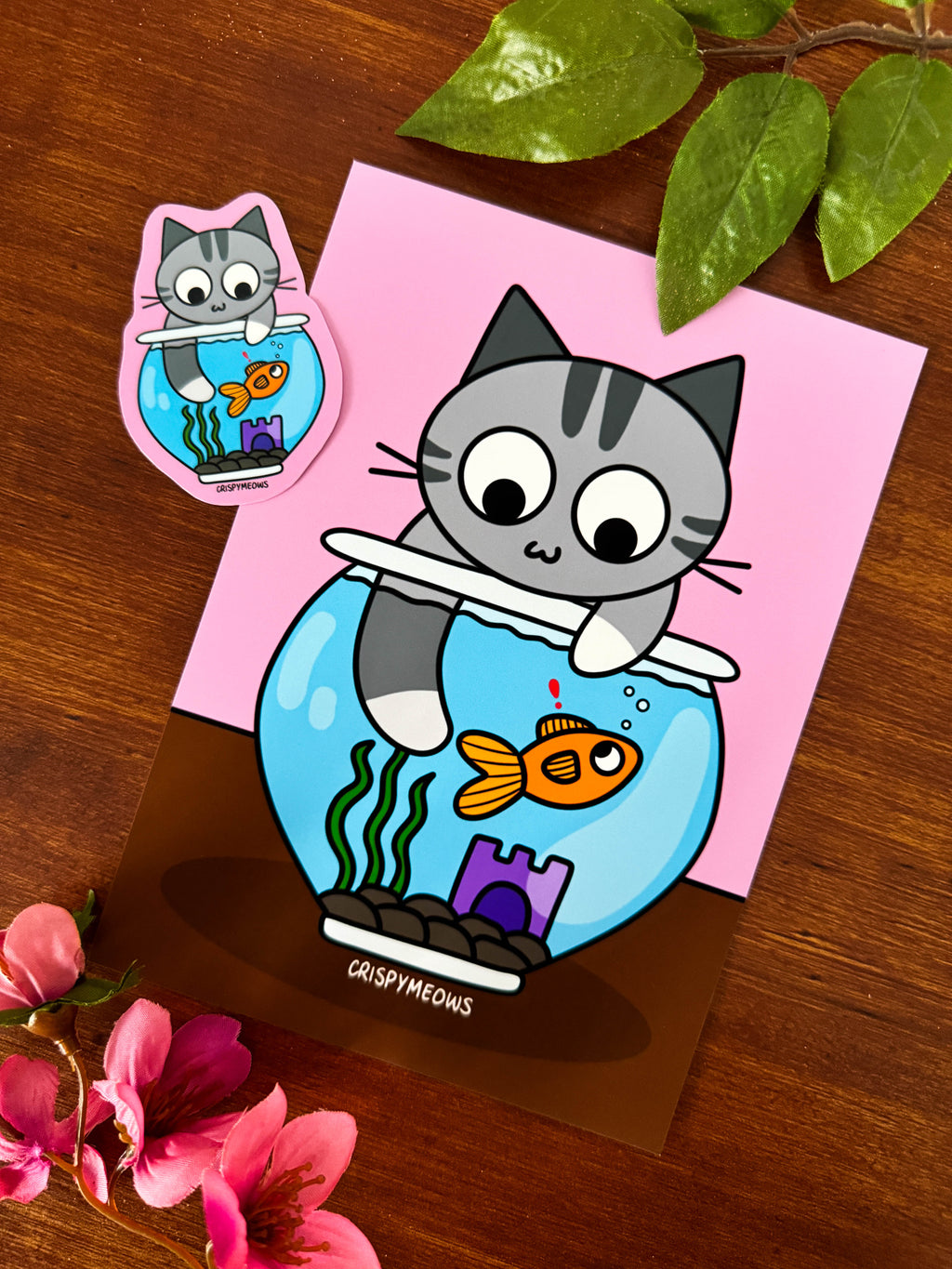 Here Fishy Fishy! Print