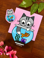 Here Fishy Fishy! Print