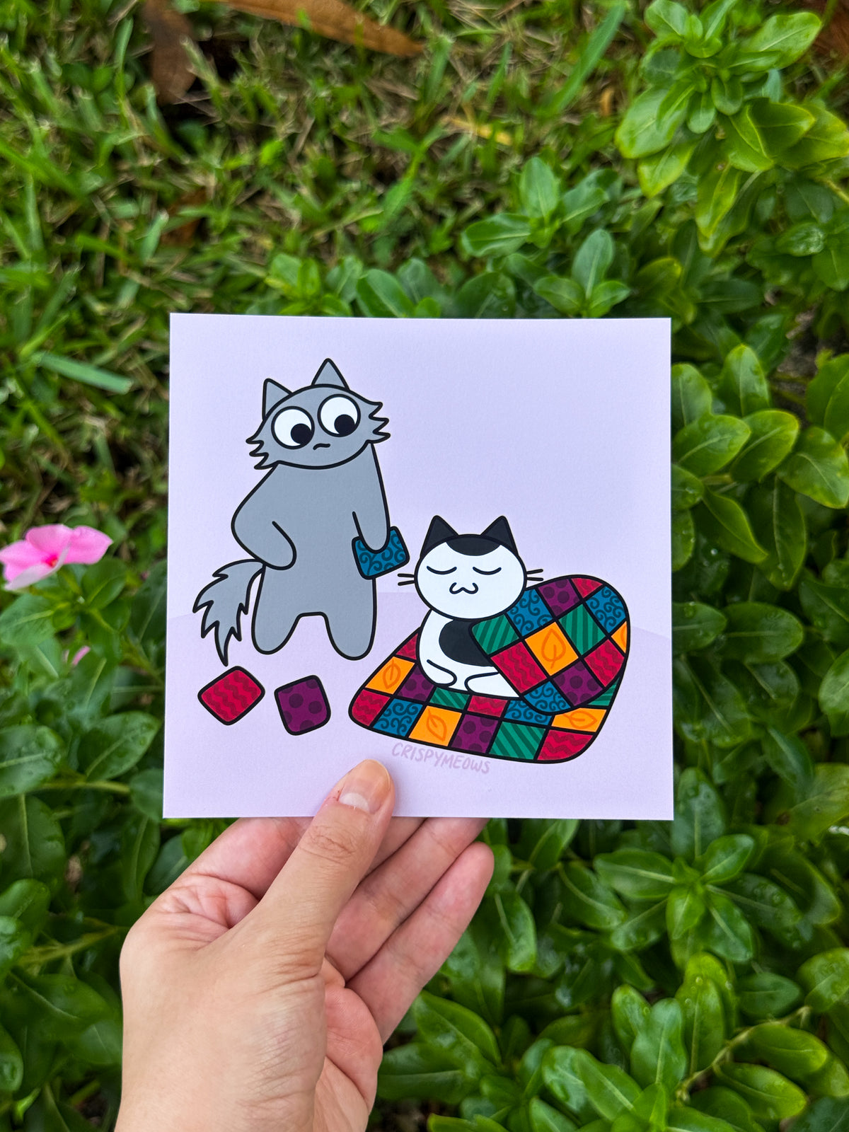 Arts & Cats, 5 x 5 Prints (designs from the 2027 calendar)