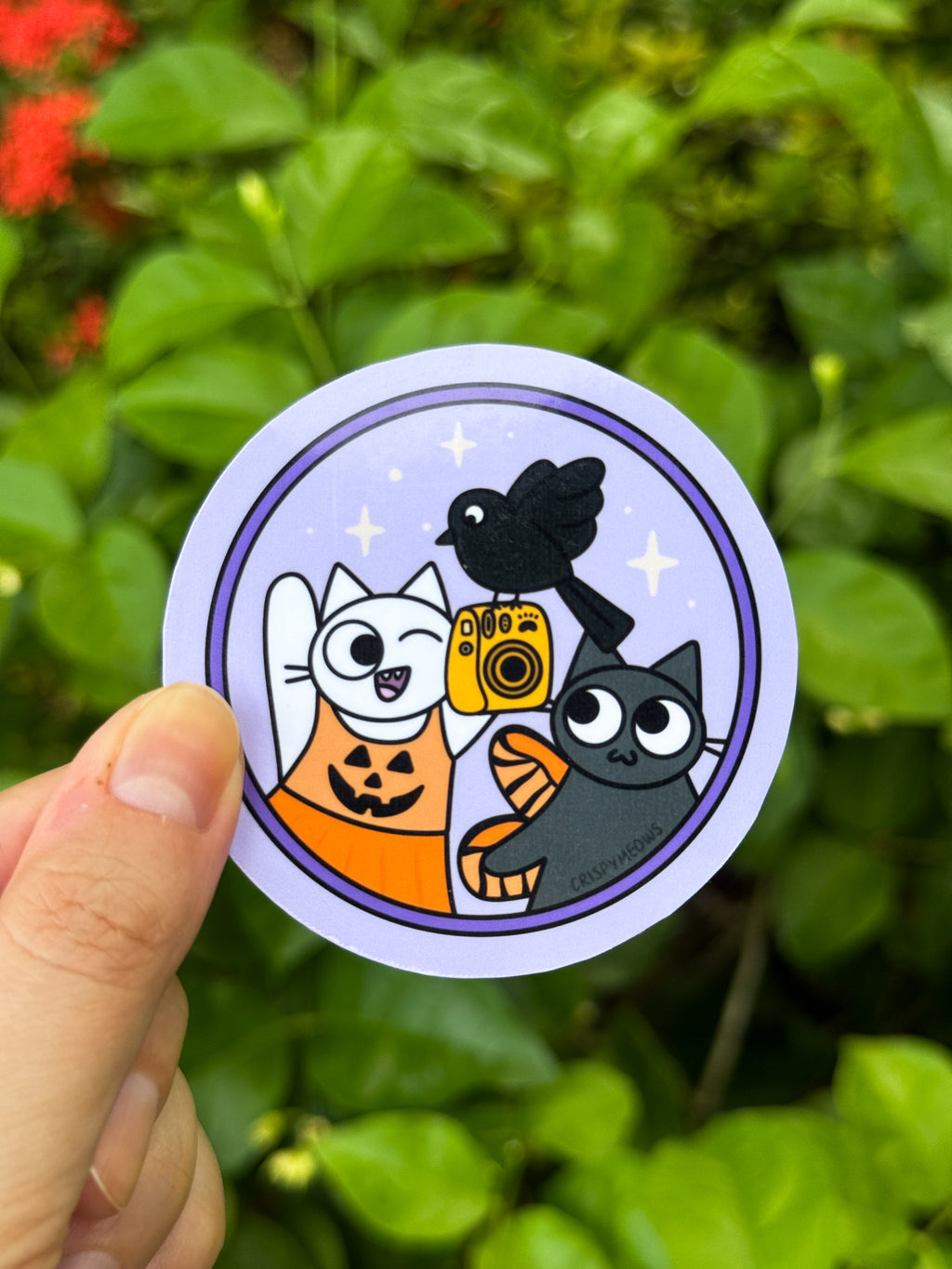 Spooky Selfie Sticker