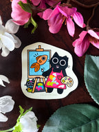 Painter Cats Sticker