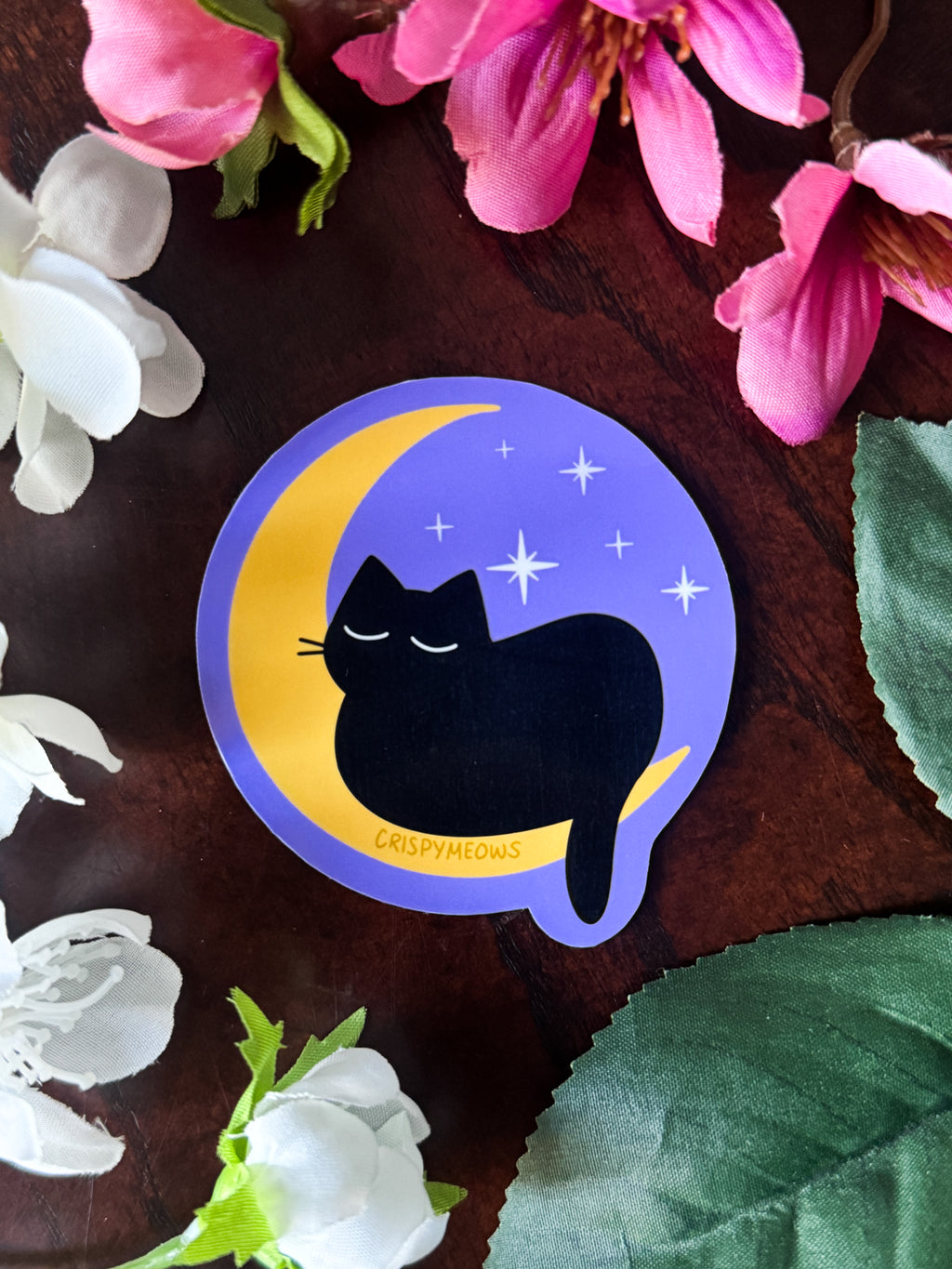 Moon Cat Sticker