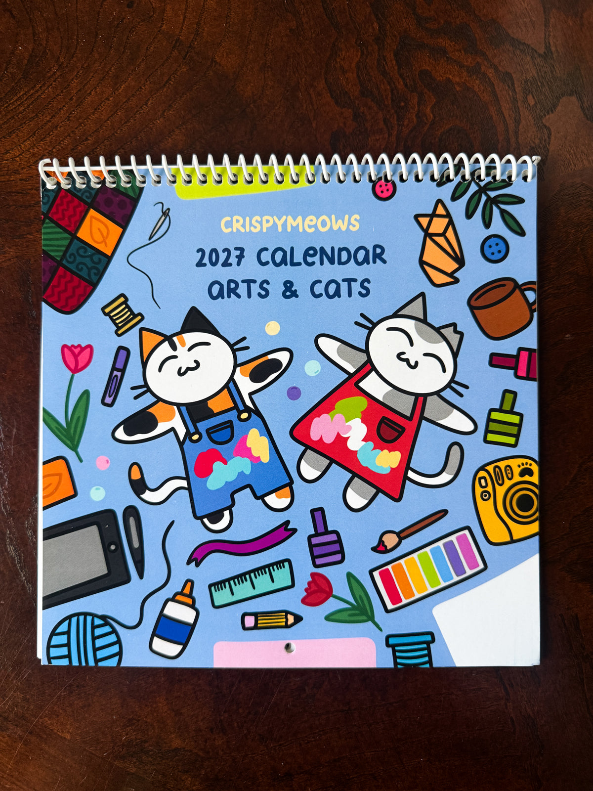 2027 Calendar, Arts & Cats