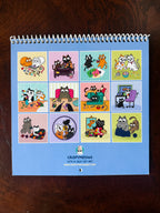 2027 Calendar, Arts & Cats