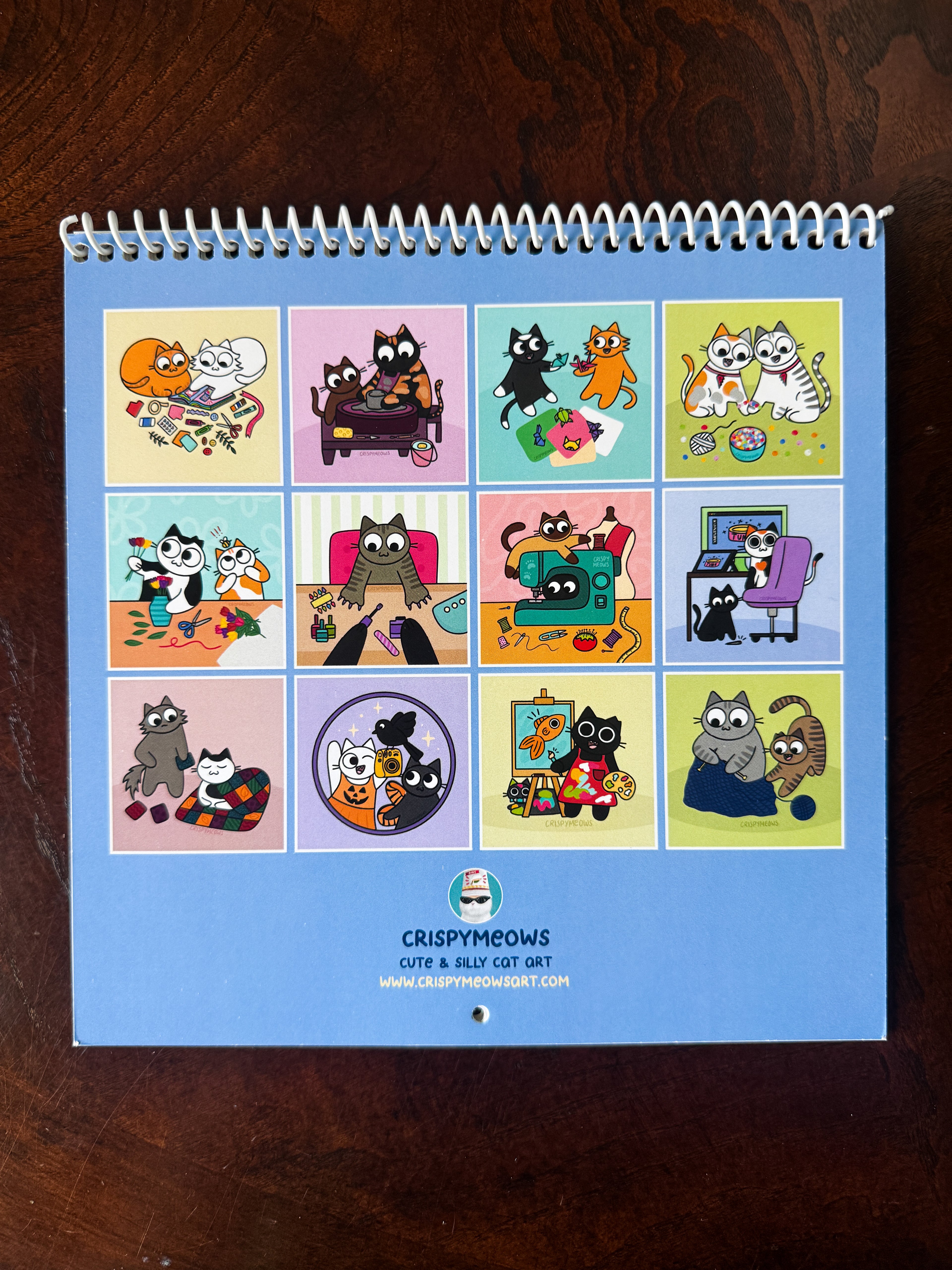 2027 Calendar, Arts & Cats