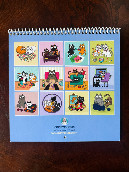 2027 Calendar, Arts & Cats