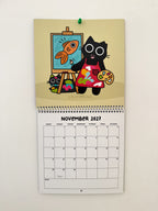 2027 Calendar, Arts & Cats