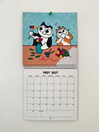 2027 Calendar, Arts & Cats