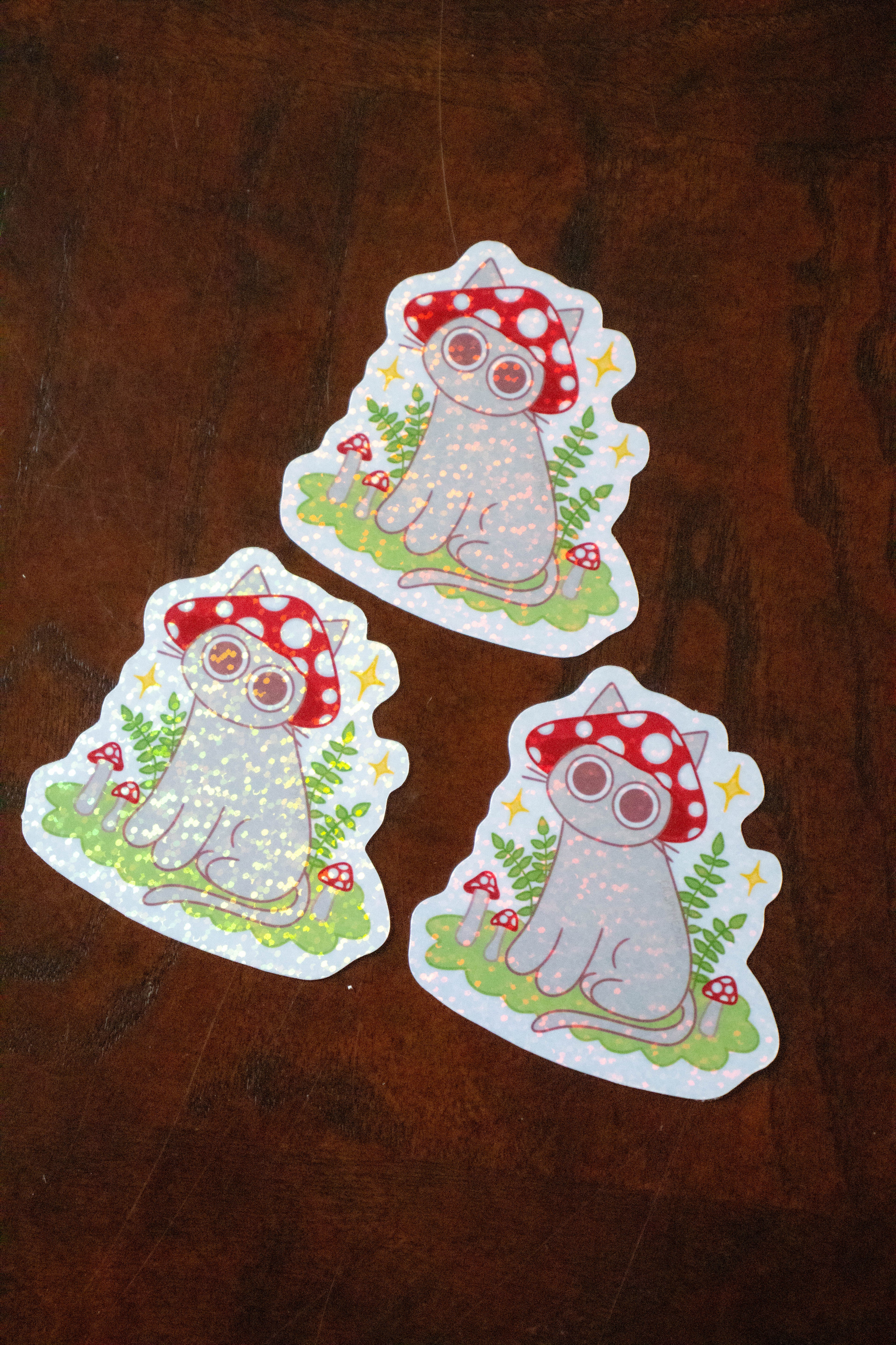 Meowshroom Cat Sticker