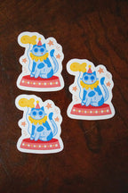 Clown Cat Sticker