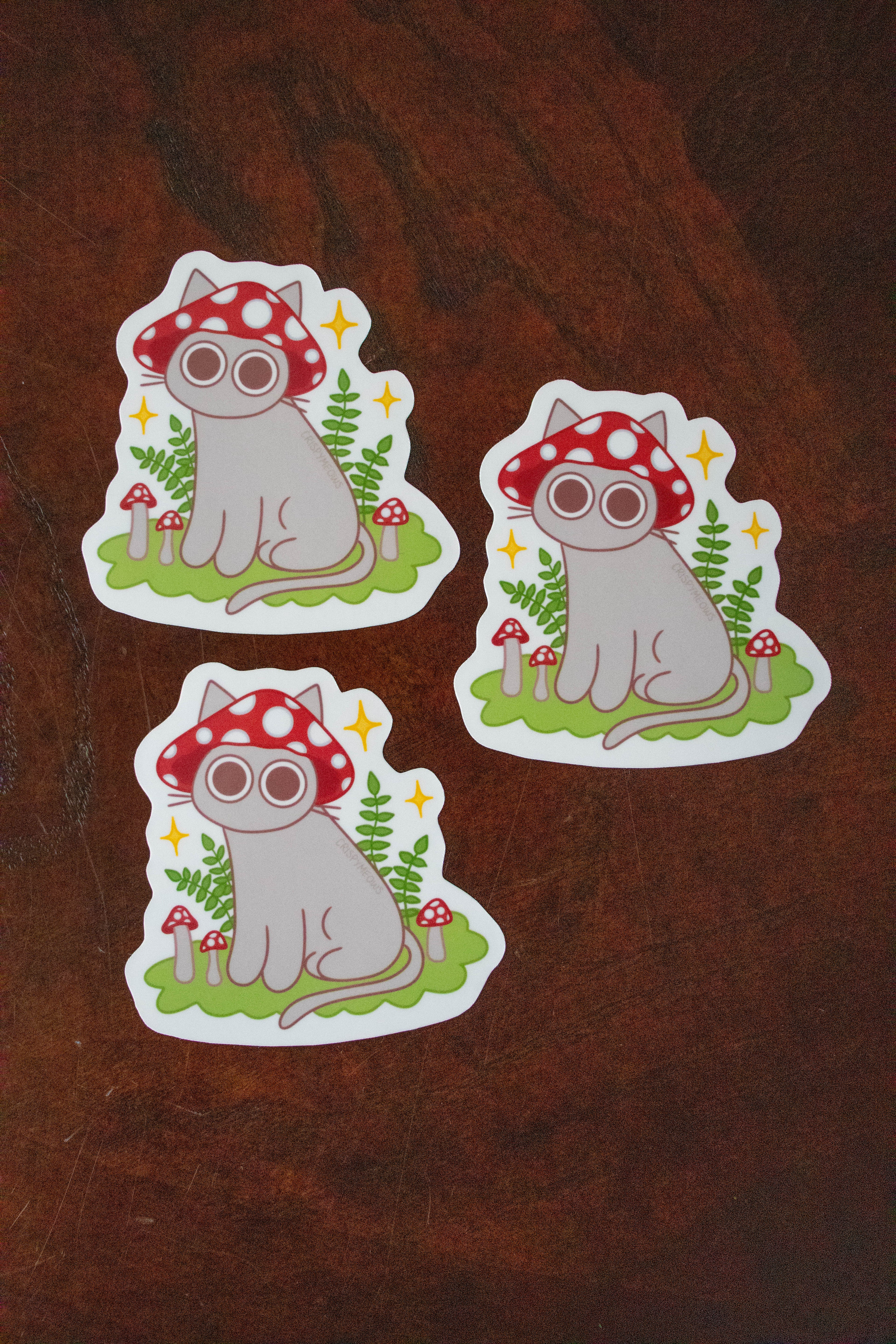 Meowshroom Cat Sticker