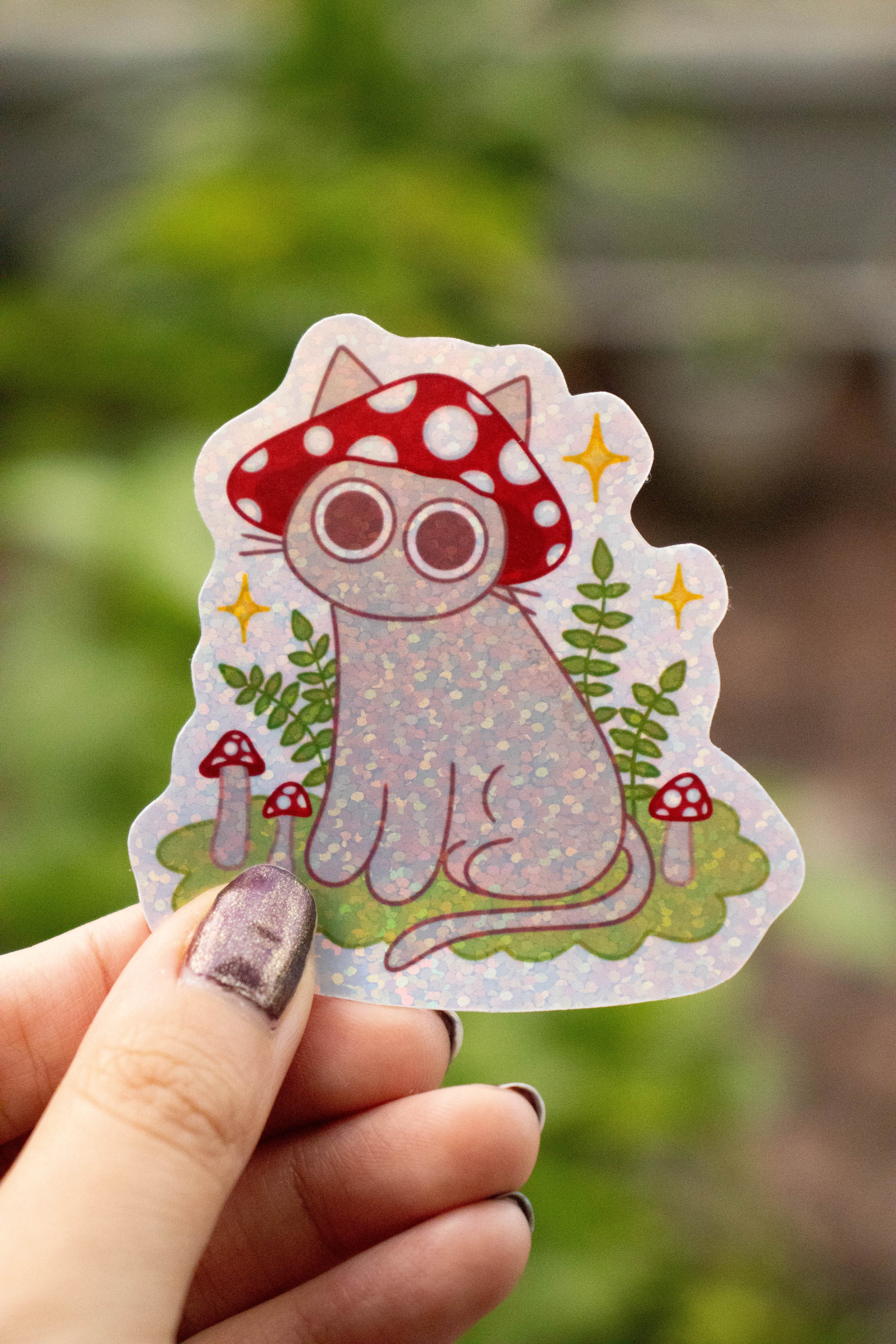 Meowshroom Cat Sticker