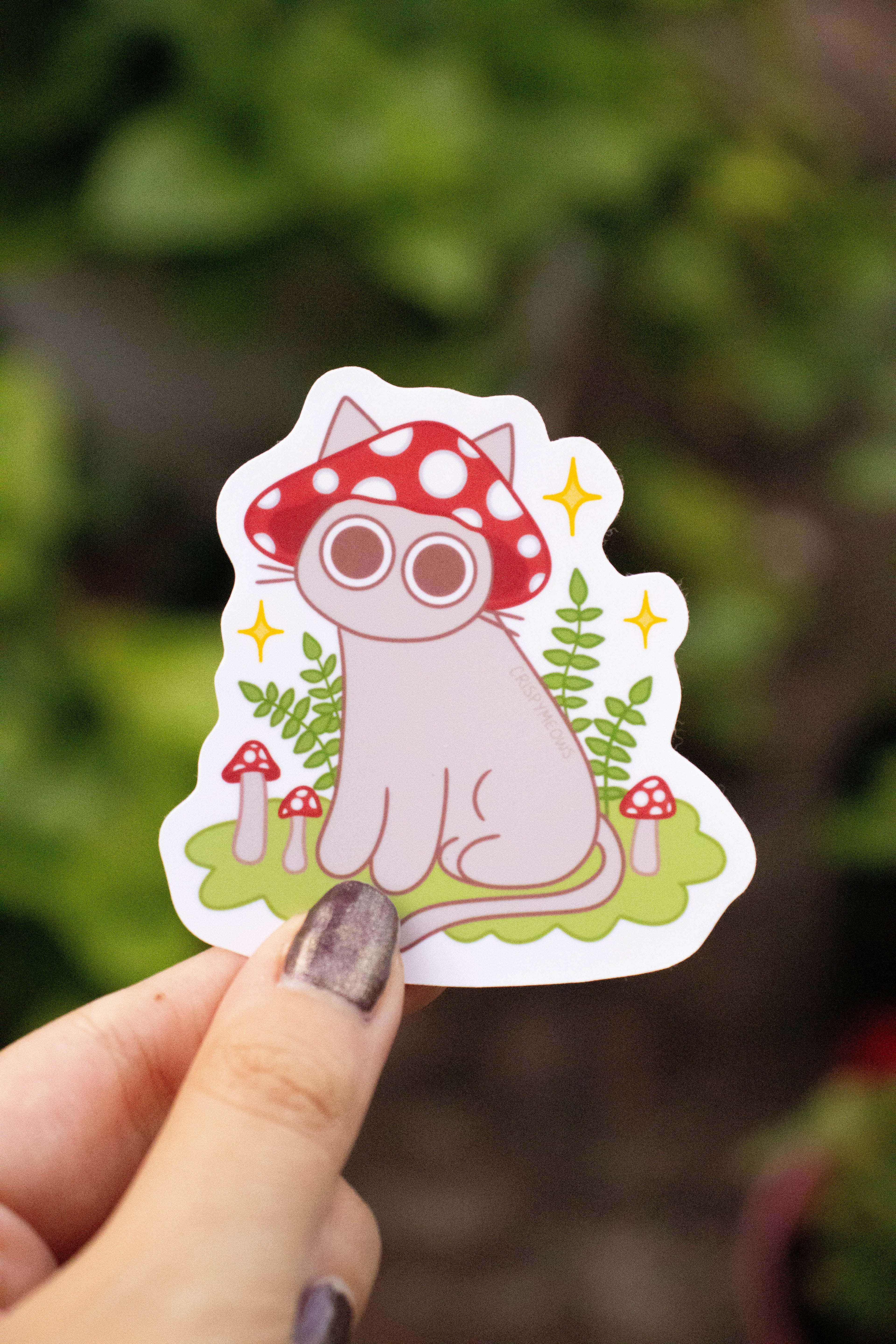 Meowshroom Cat Sticker