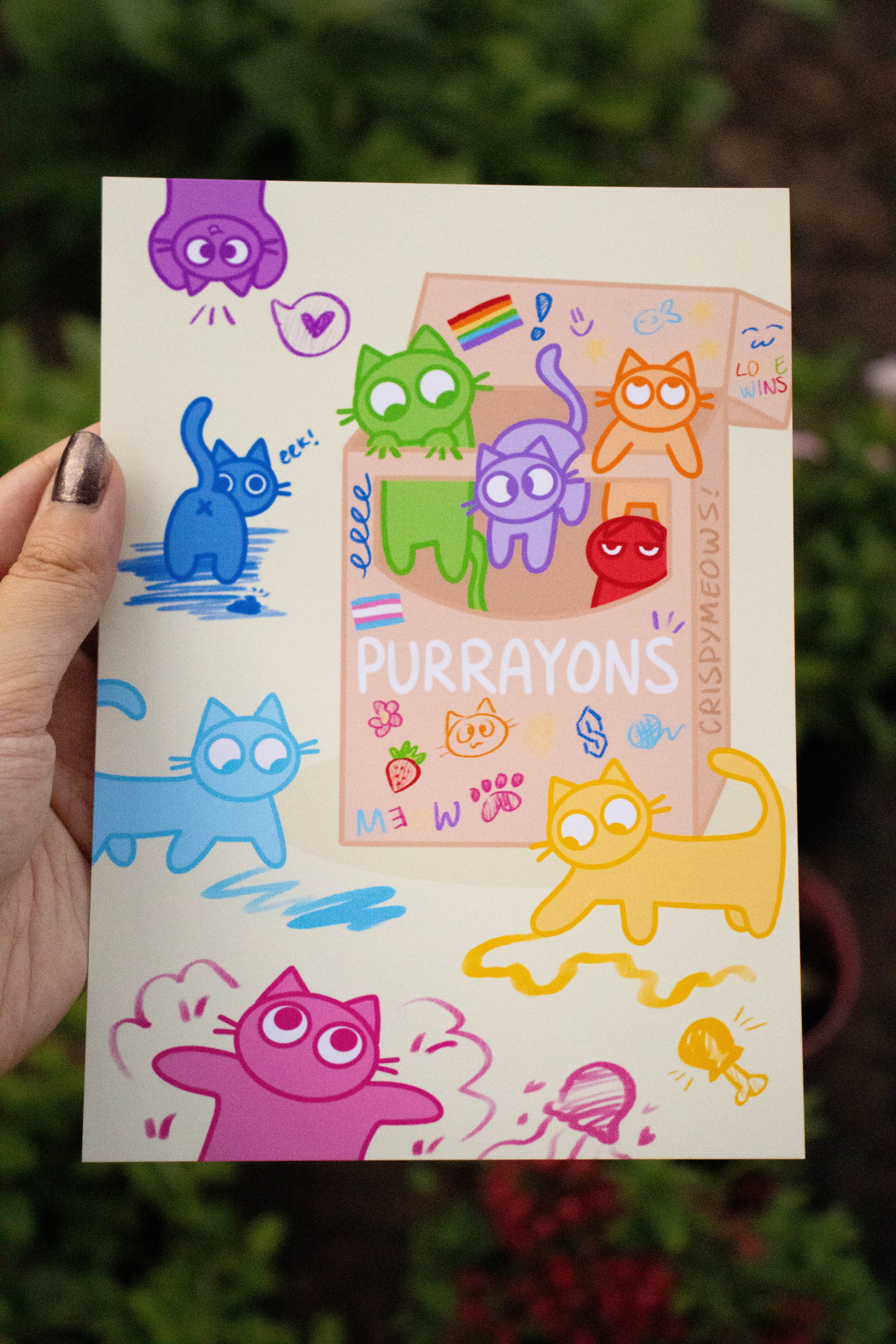 Purrayons Print