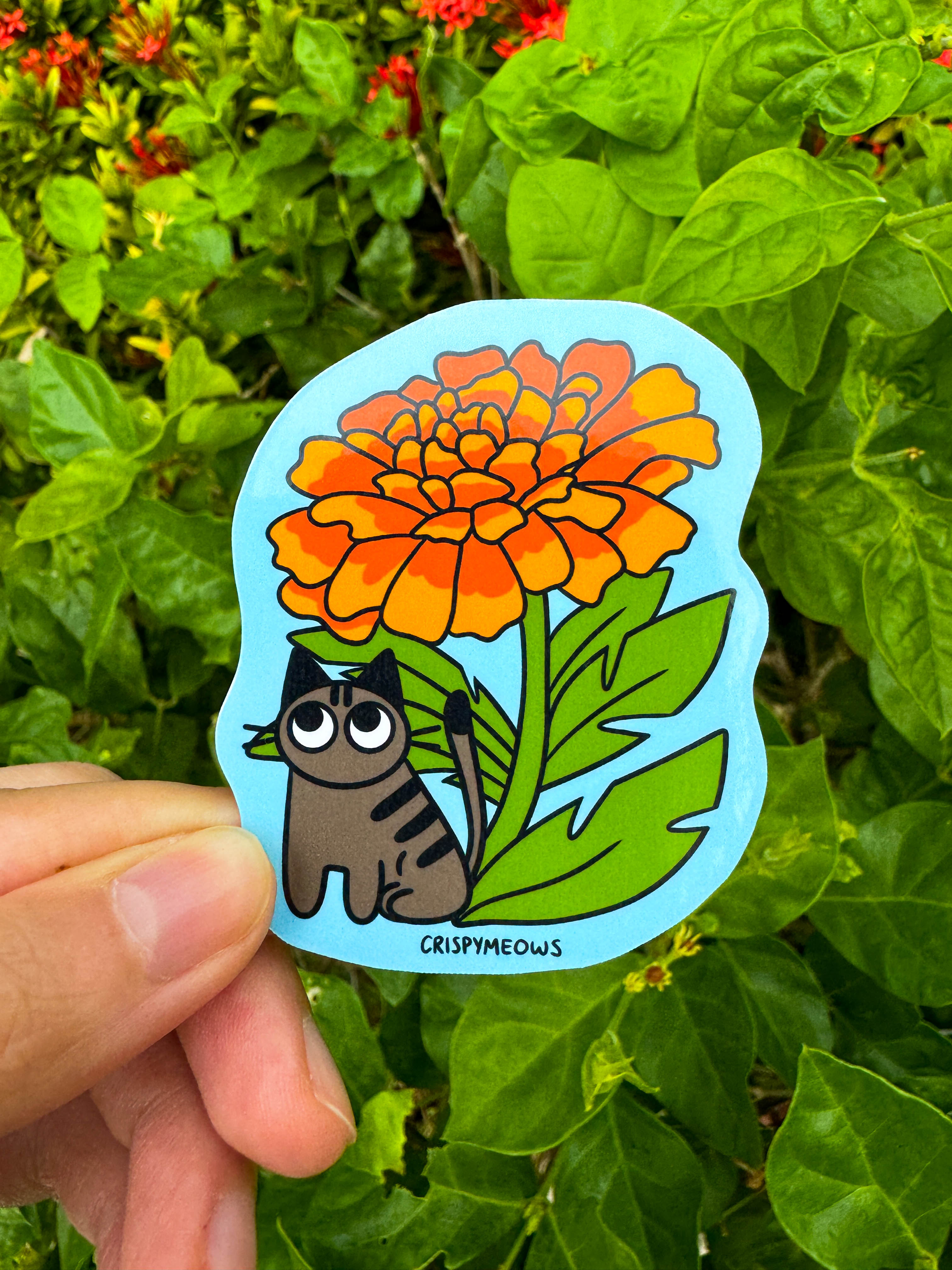 Flower Cat Stickers