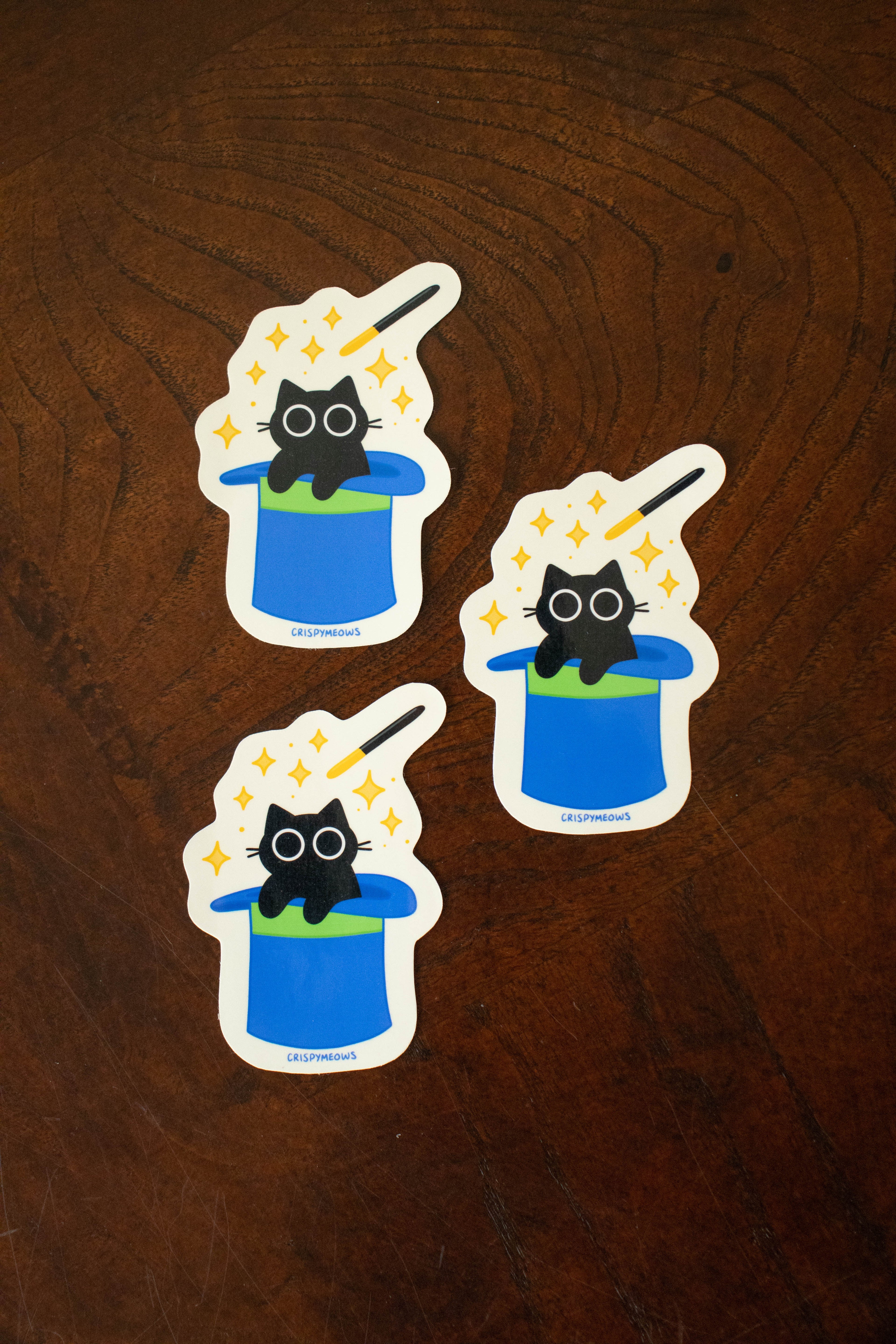 Meowgician Cat Sticker