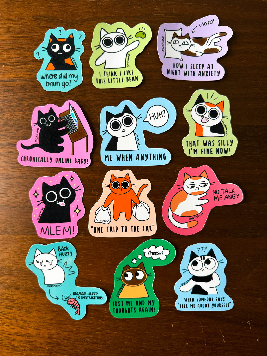 Silly Cat Stickers