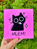 Silly Cats - 5 x 5 Print