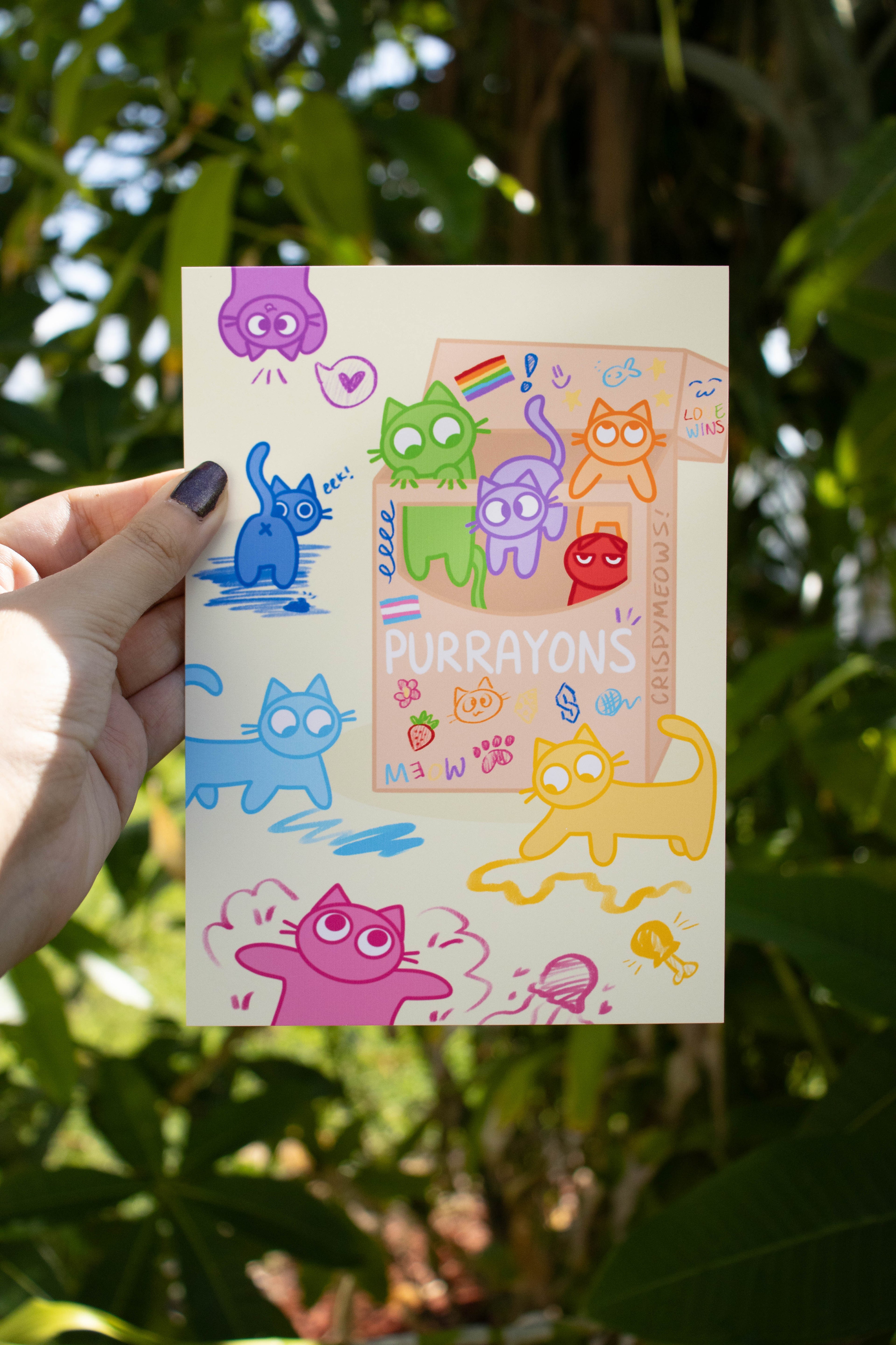 Purrayons Print