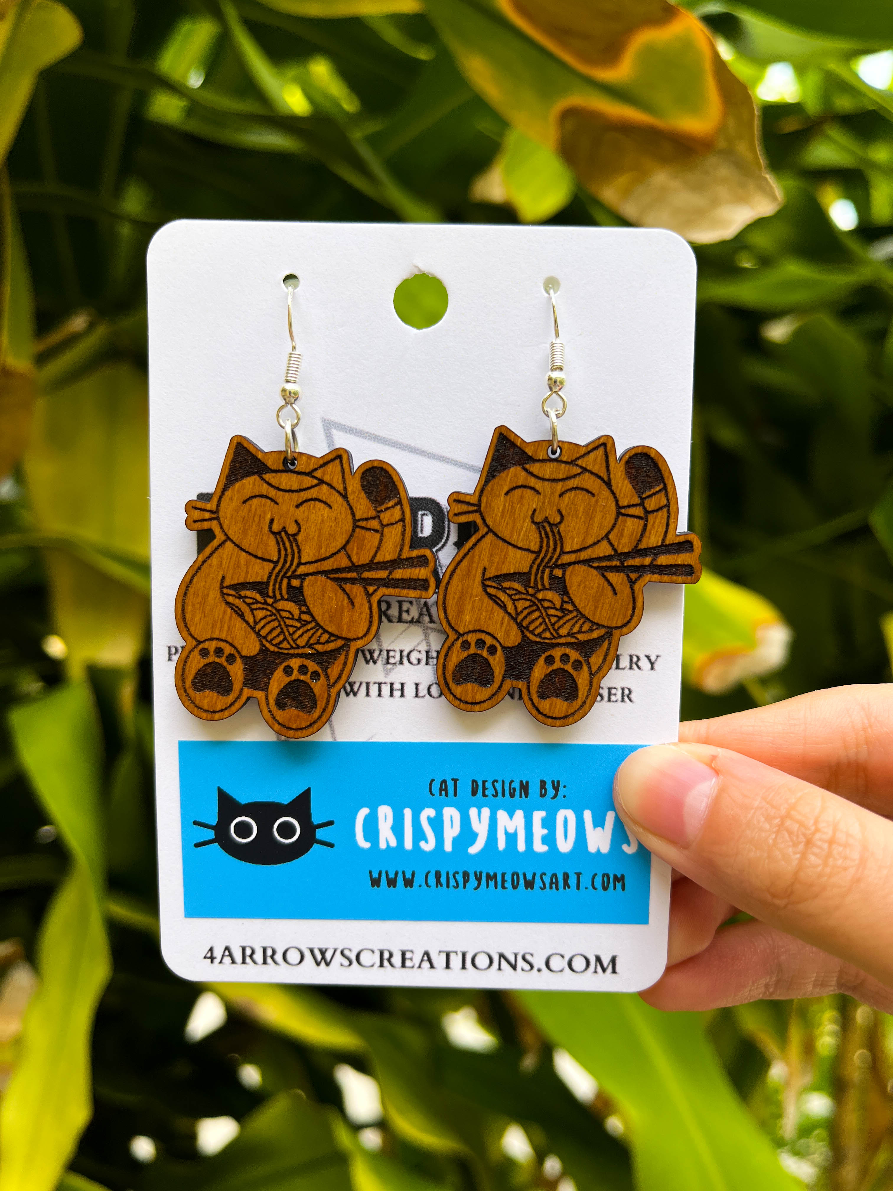 Noodle Cat Dangles