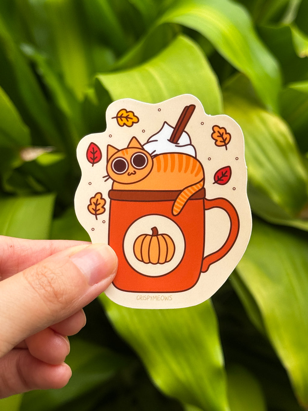 Purrmpkin Spice Kitty Sticker