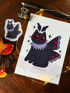 Moth Cat, 5 x 7 Print