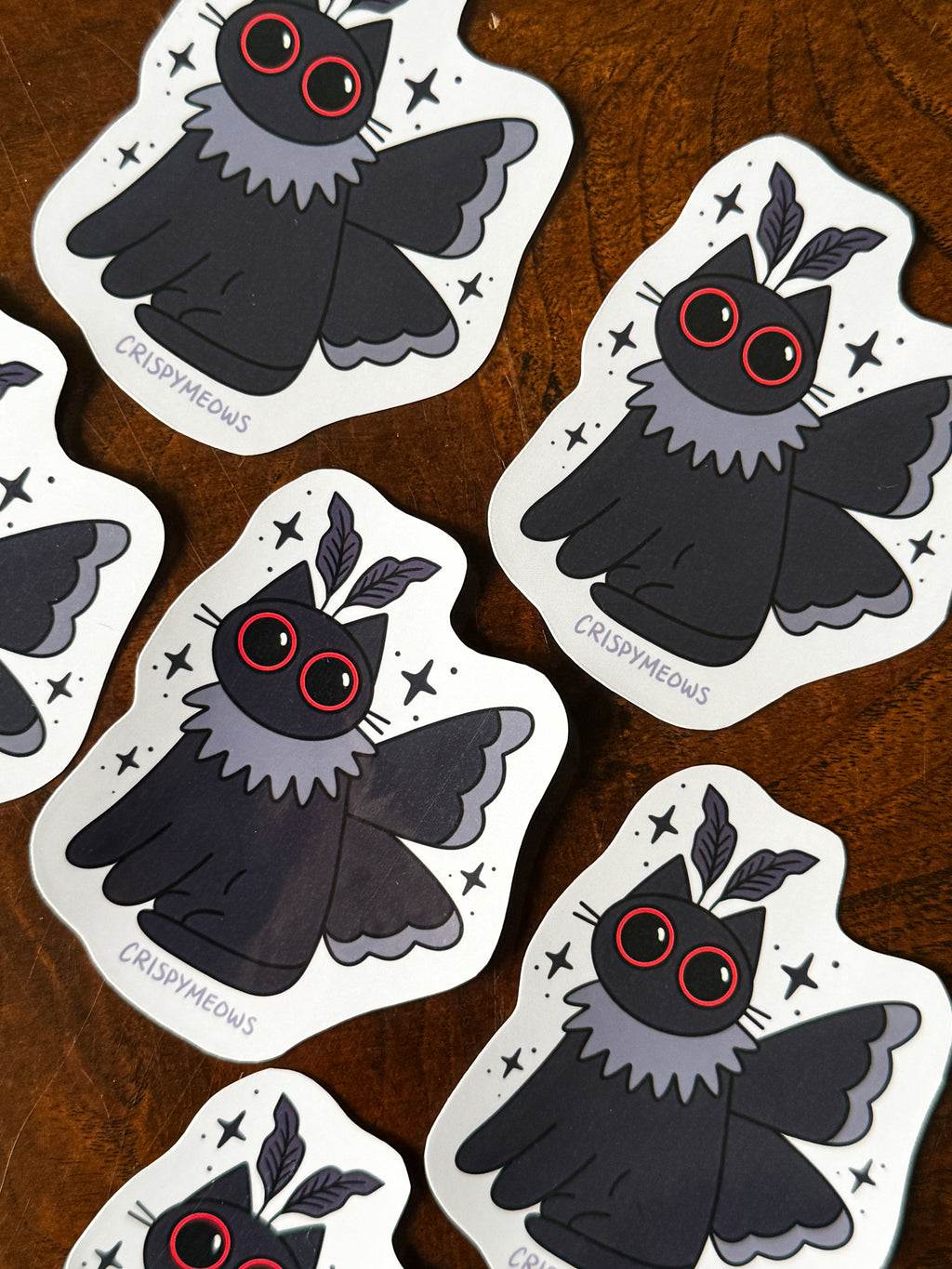 Moth Cat Sticker