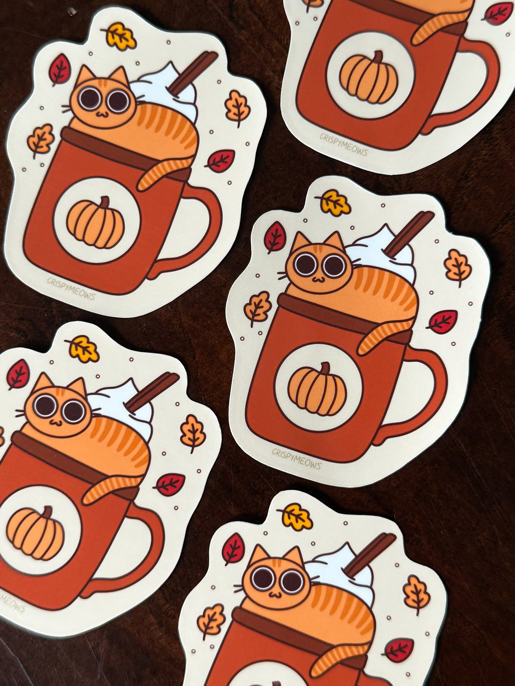 Purrmpkin Spice Kitty Sticker