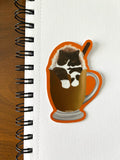 Pumpkin Spice Cat Sticker