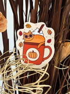Purrmpkin Spice Kitty Sticker