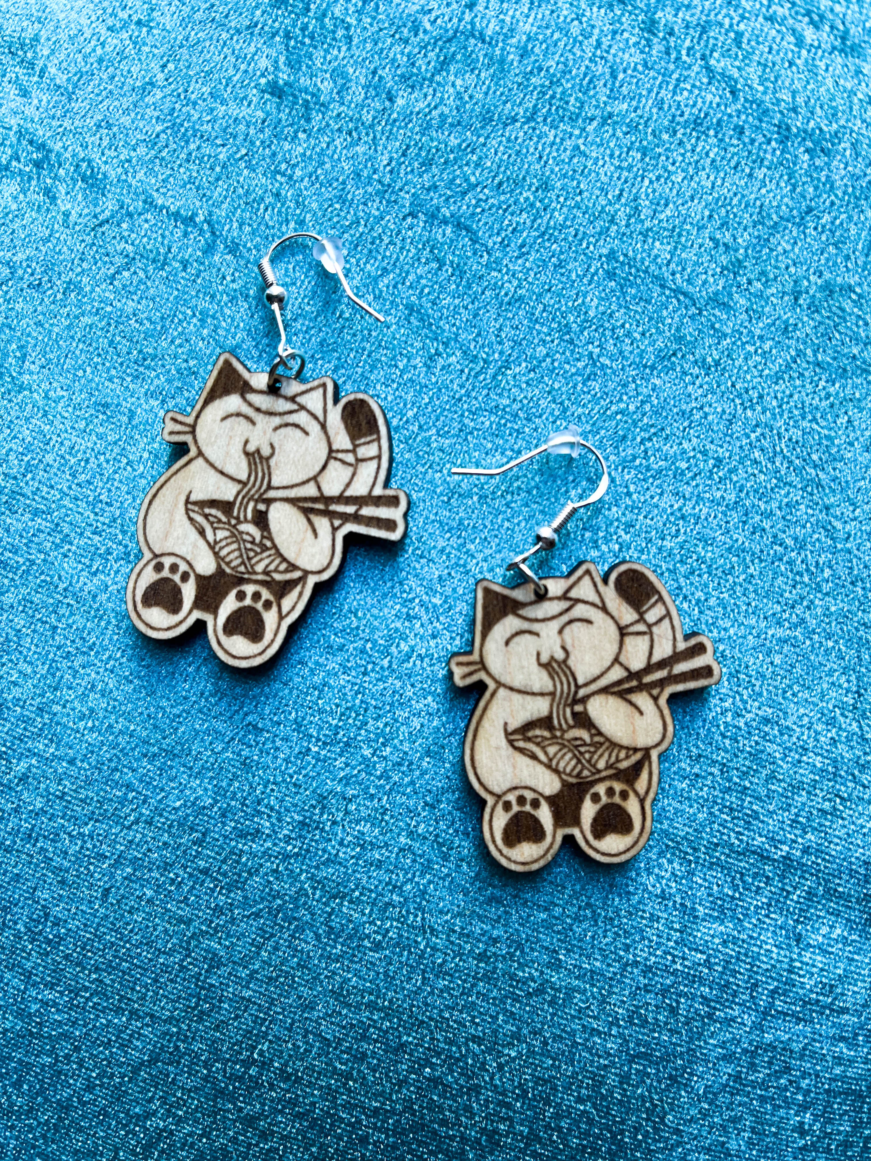 Noodle Cat Dangles