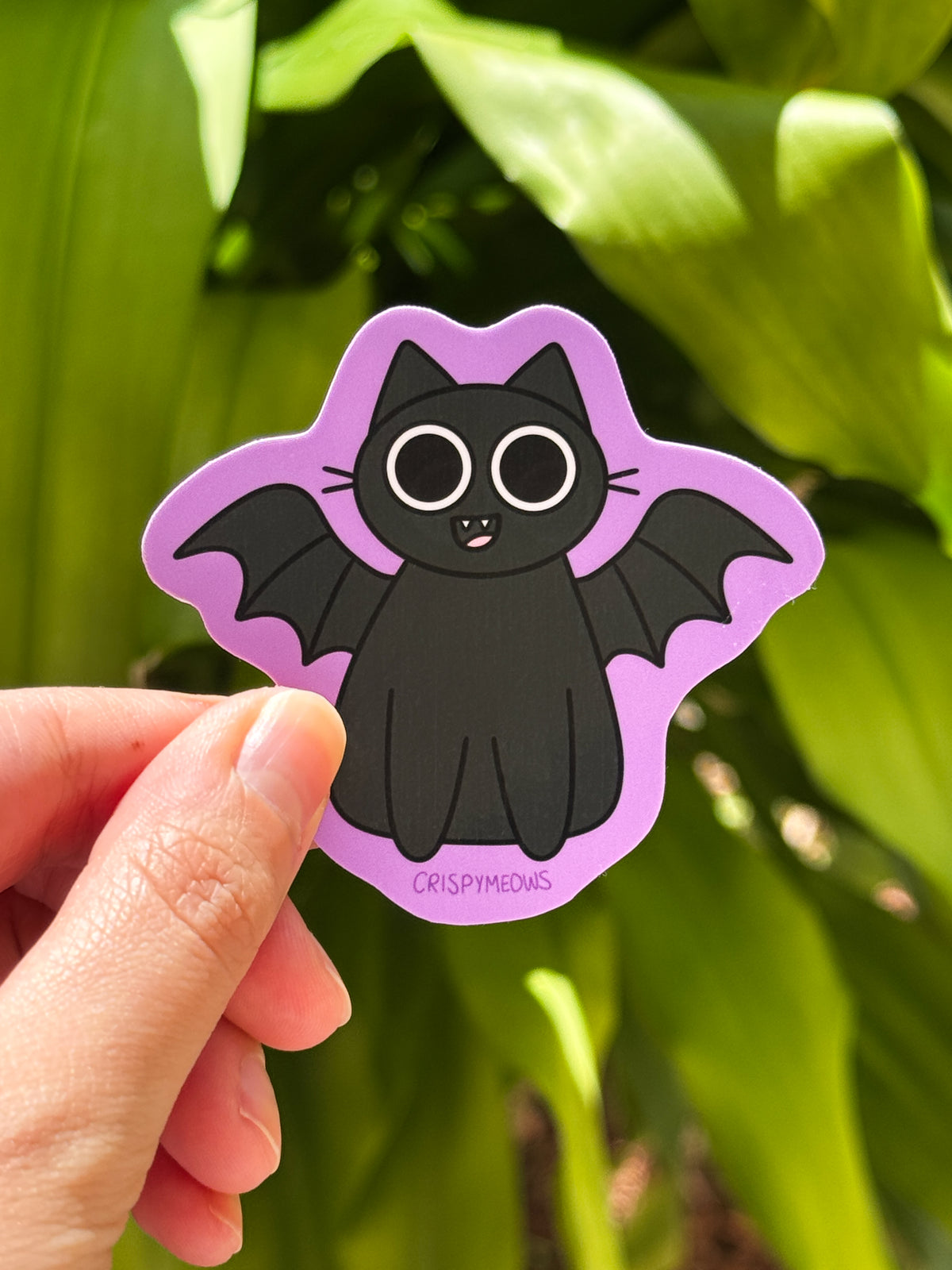 Bat Cat Sticker