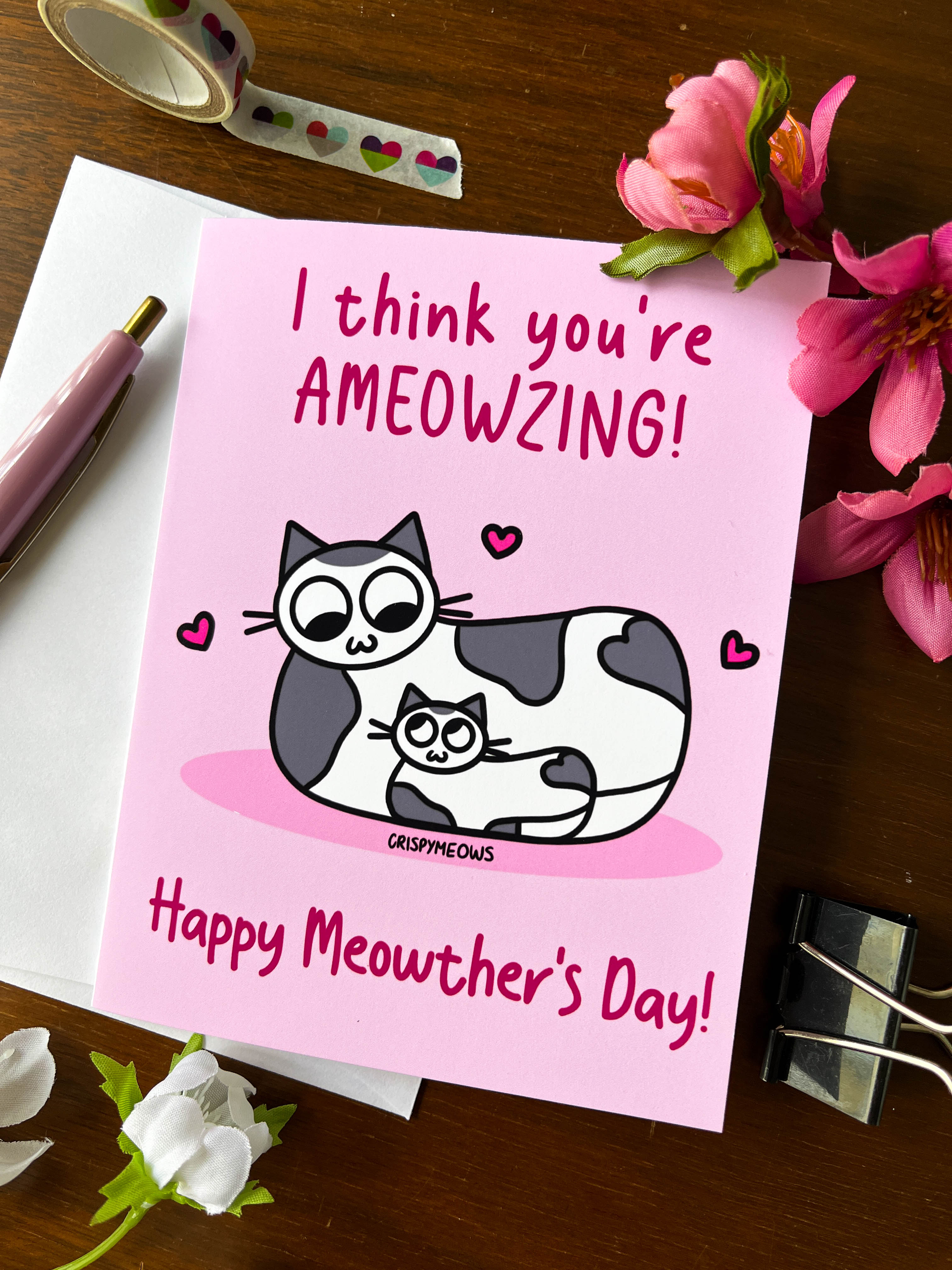 Happy Meowther's Day Card