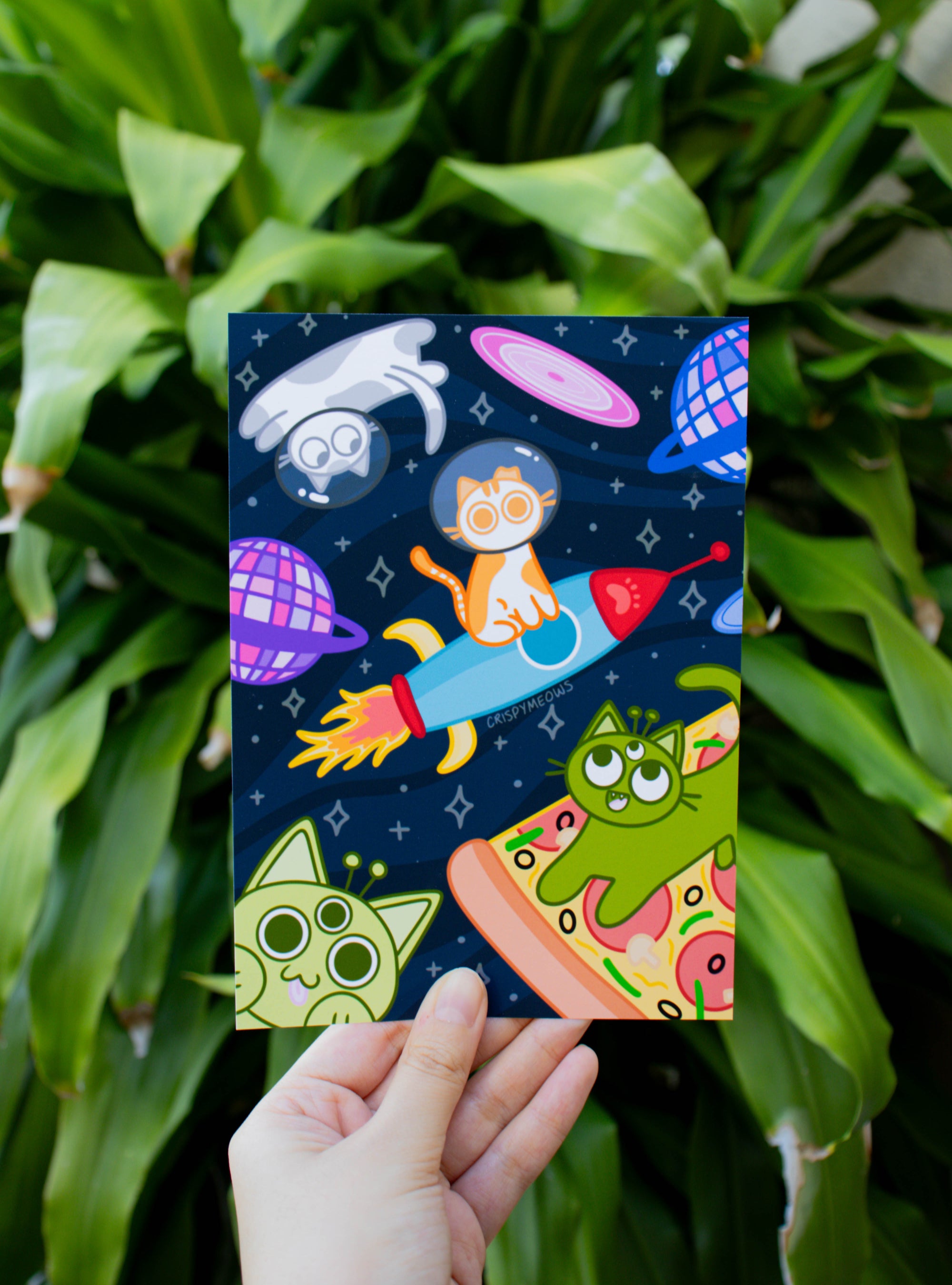 Chaos In Space Print