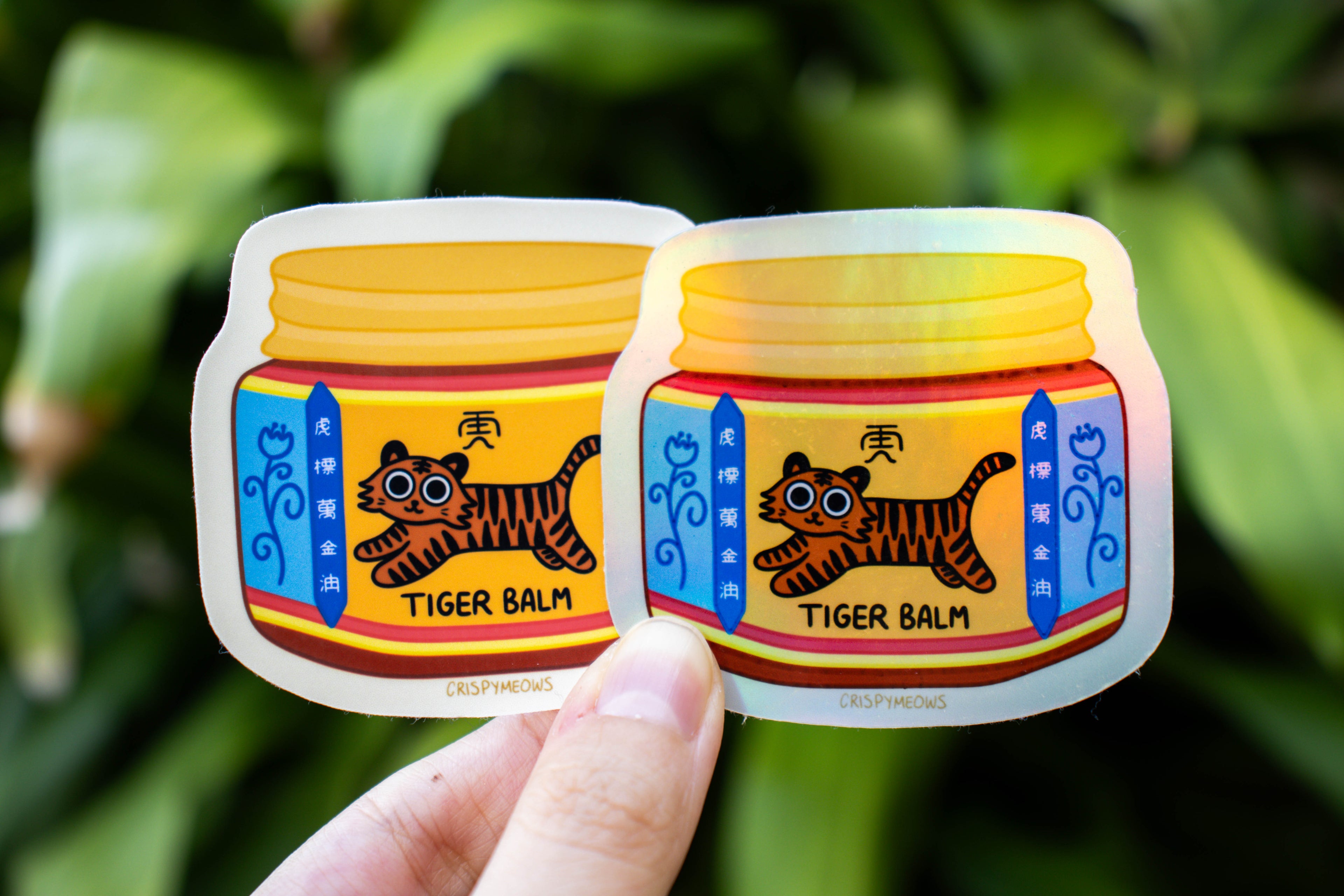 Tiger Balm Sticker