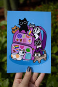 Cats Out The Bag Print