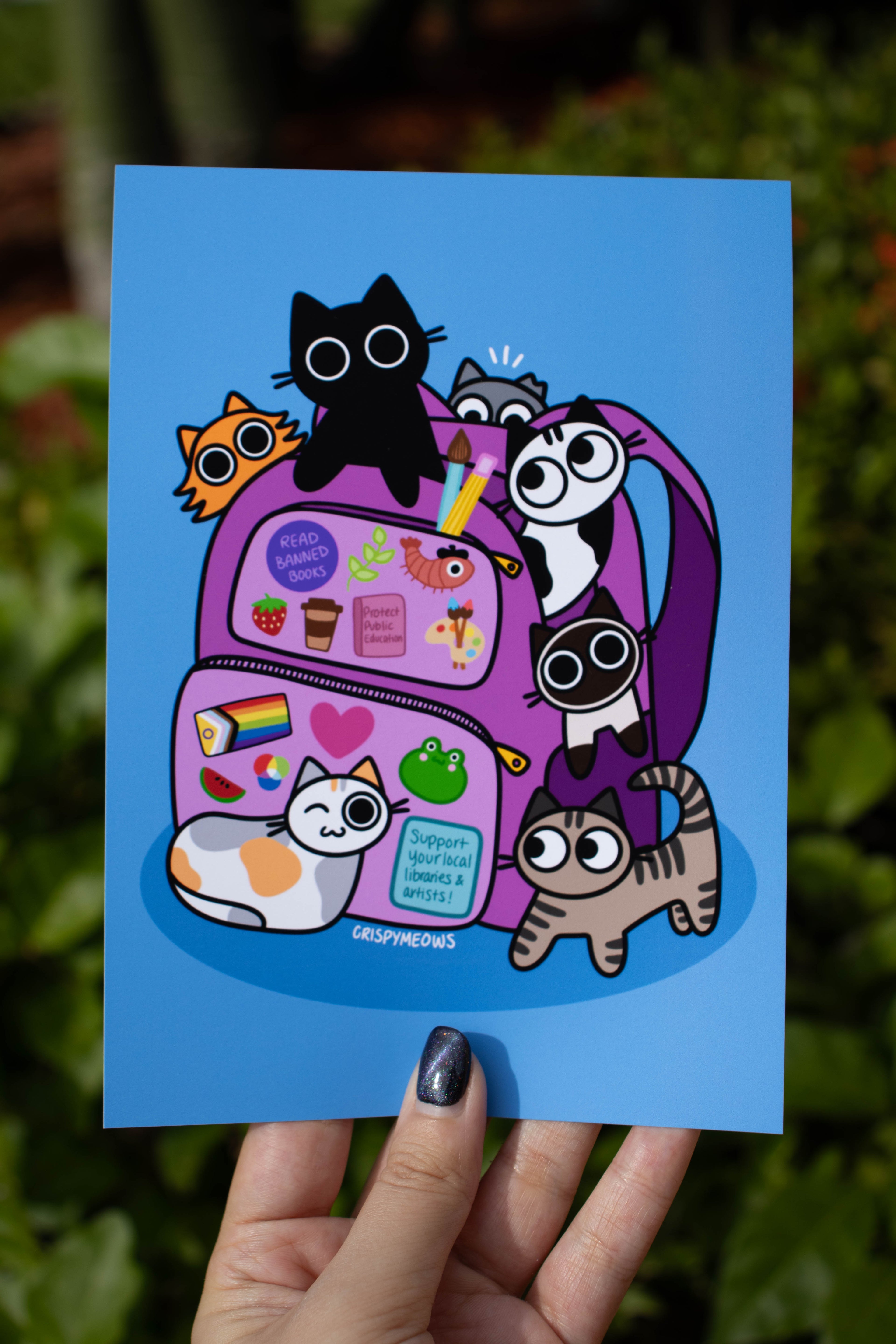 Cats Out The Bag Print