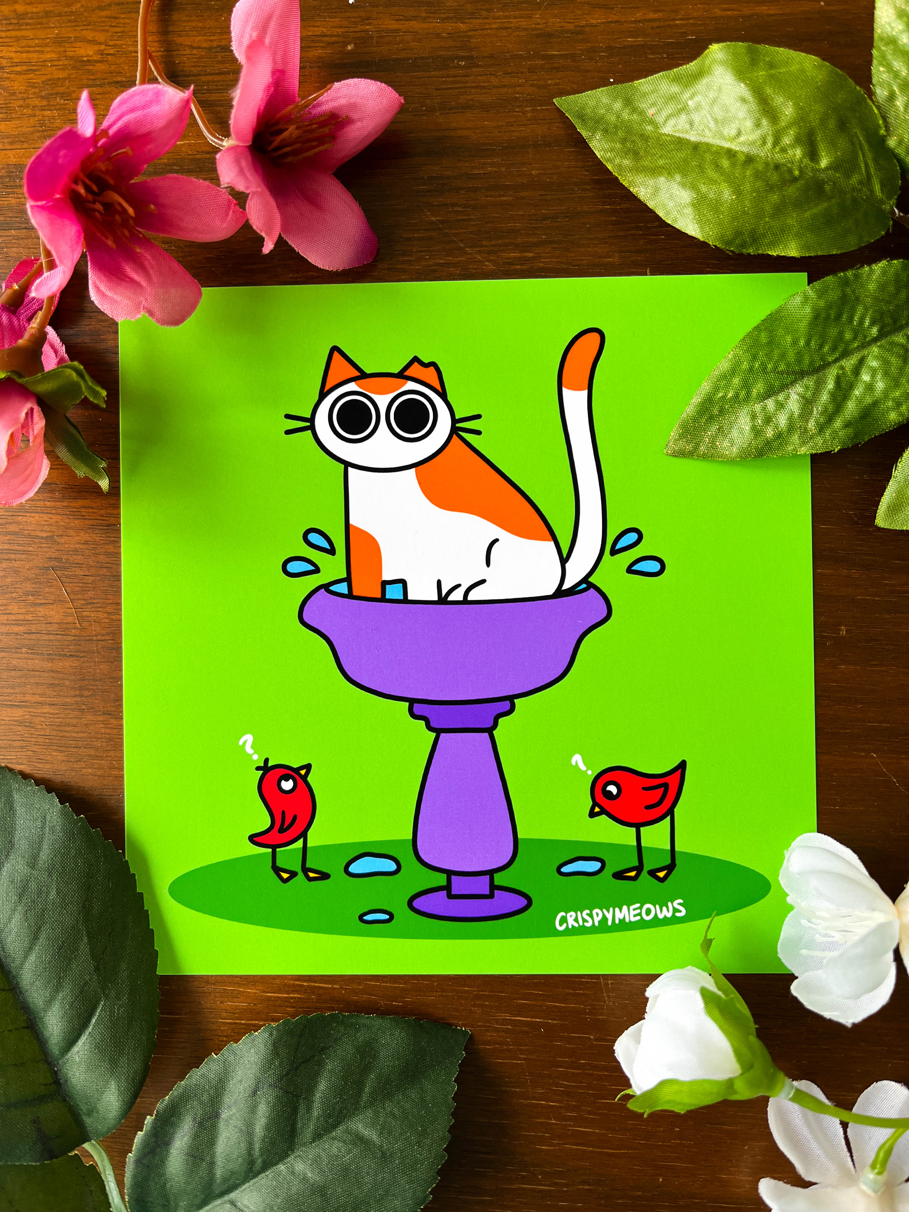 Splish Splash, 5 x 5 Print