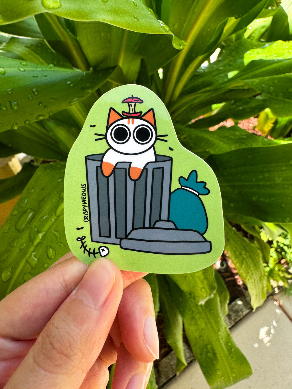 Trash Cat Sticker