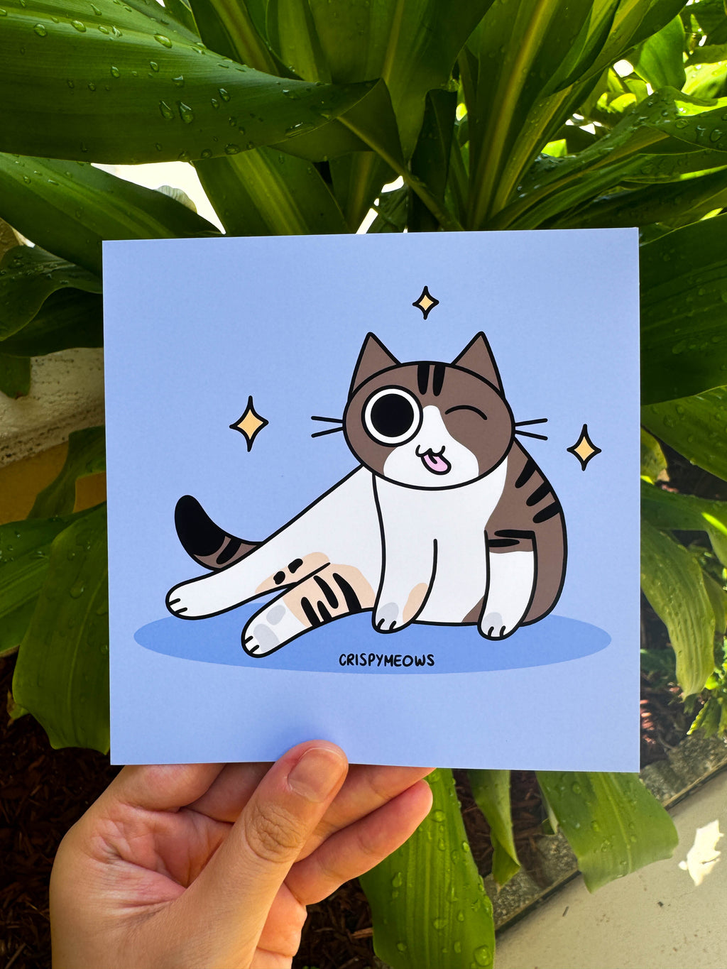 Smol Mlem, 5 x 5 Print