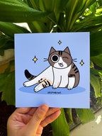 Smol Mlem, 5 x 5 Print